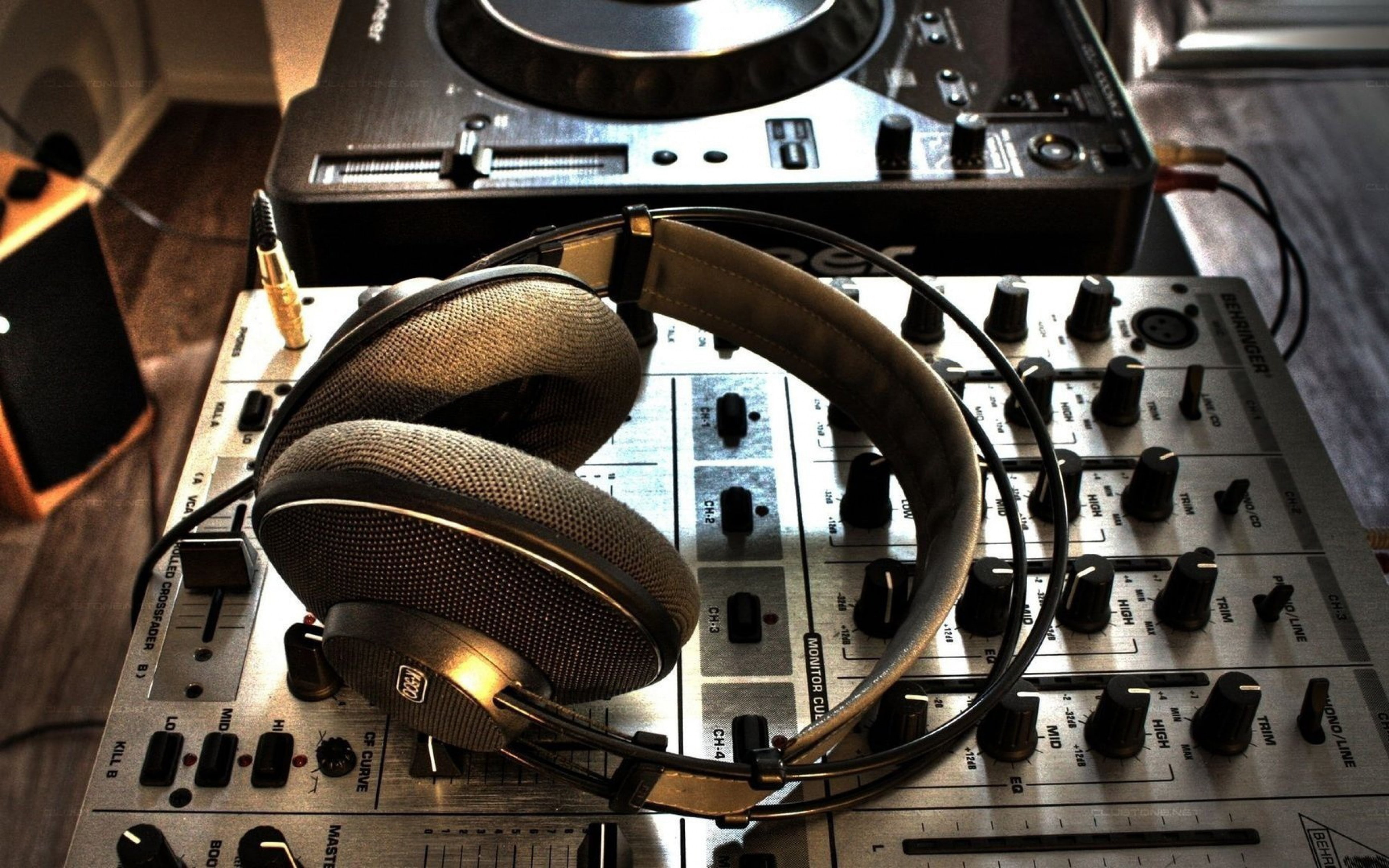 installation backgrounds, headphones, 4K, Music, download 3840x2400 headphones, HD Wallpaper