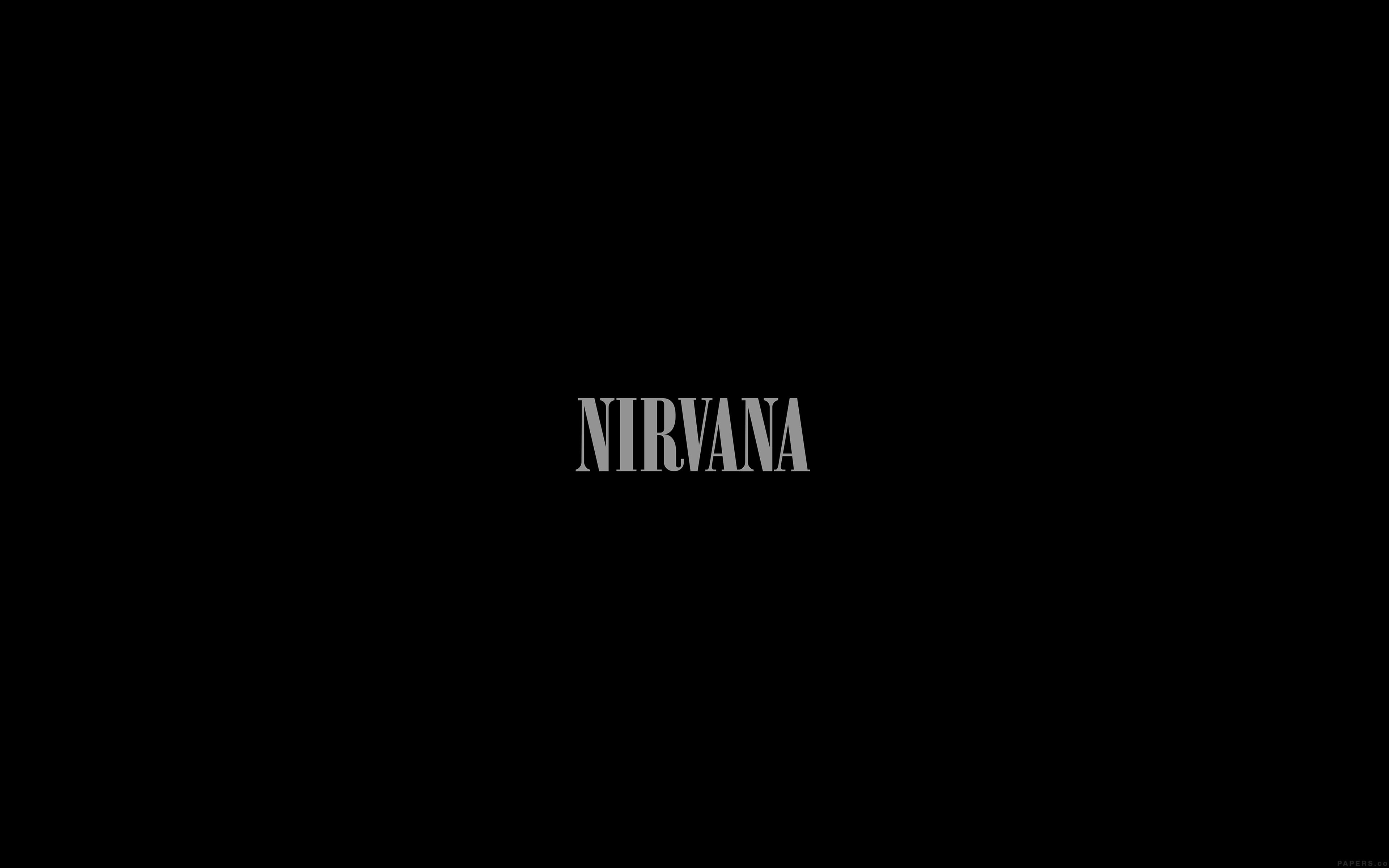 text, music, sign, dark, low angle view, black color, minimal, time, single word, nirvana, studio shot, western script, simple, black background, technology, HD Wallpaper
