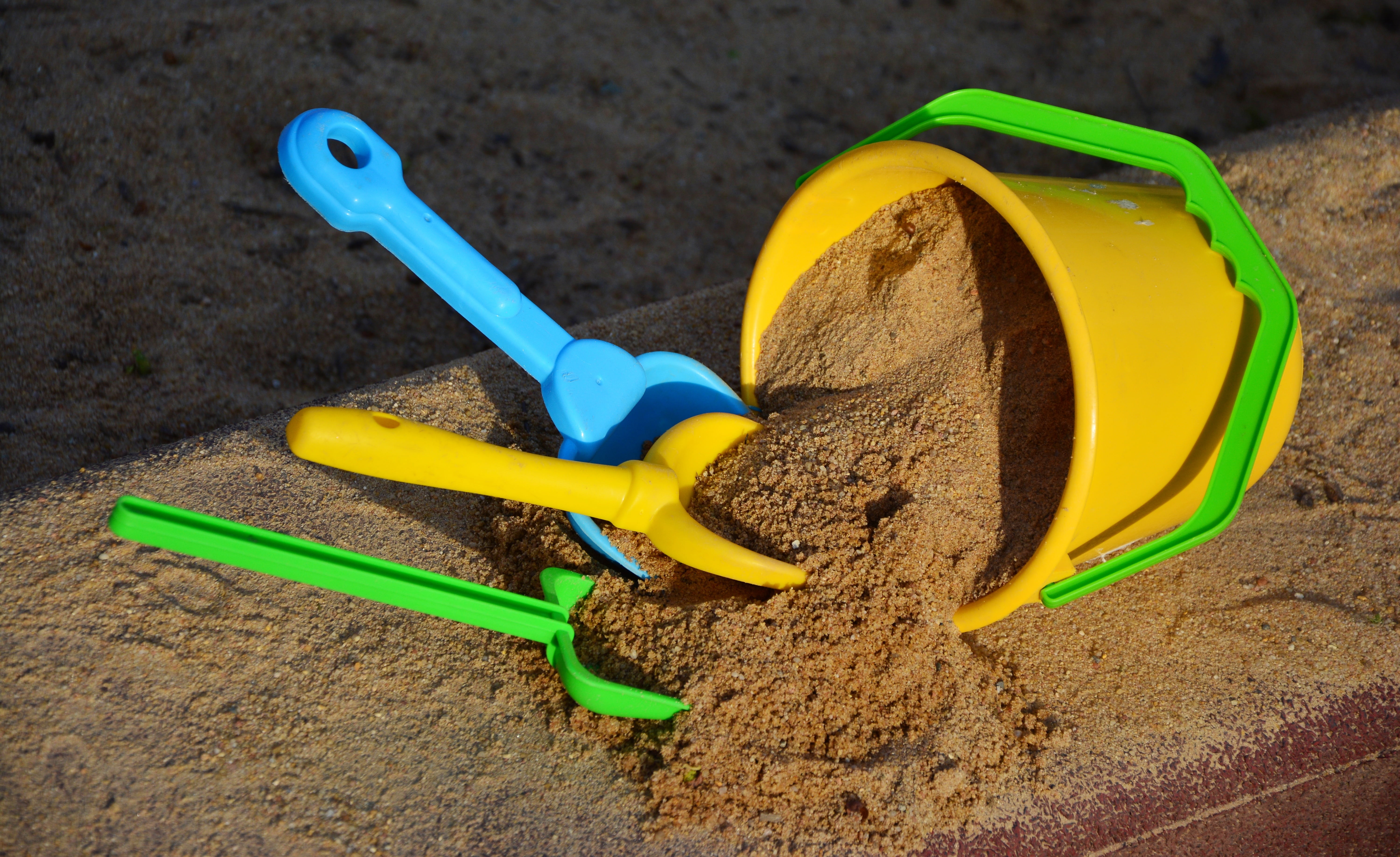 work together, together, still life, pipe - tube, child-friendly, playground, land, green color, shovel, dirt, 5K, teamwork, assorted, container, color, HD Wallpaper