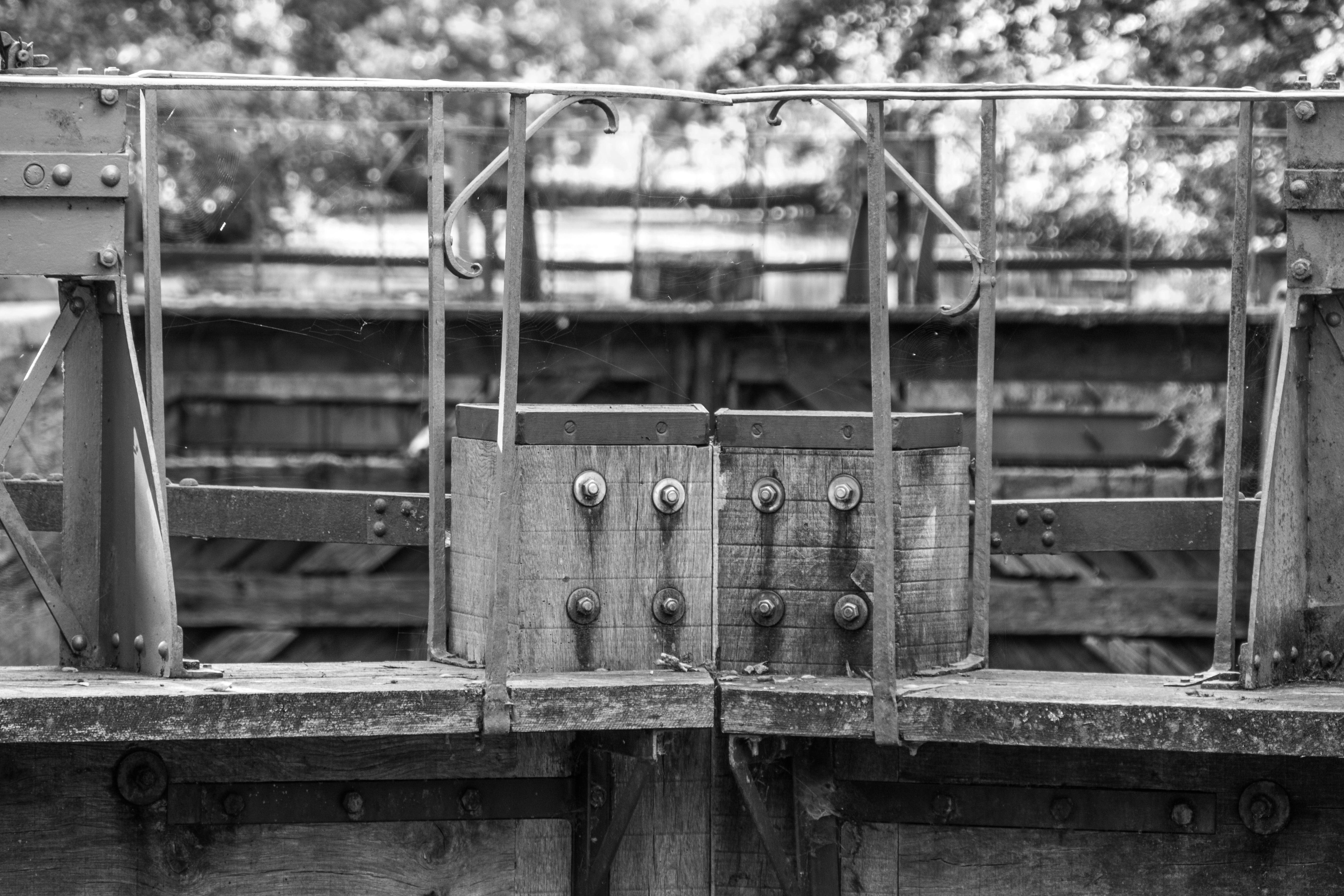 safety, old sluice, close-up, wood - material, architecture, barrier, built structure, day, channel, protection, power supply, no people, boundary, floodgate, HD Wallpaper