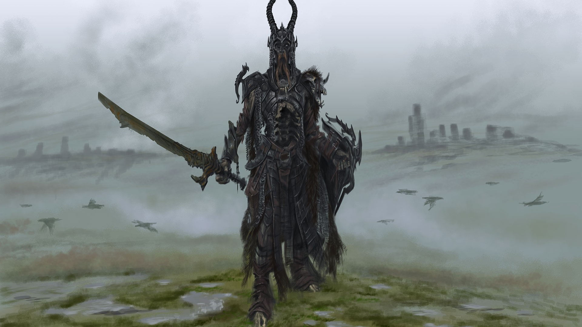 1080P, video games, draugr, warrior, The Elder Scrolls V: Skyrim, HD Wallpaper