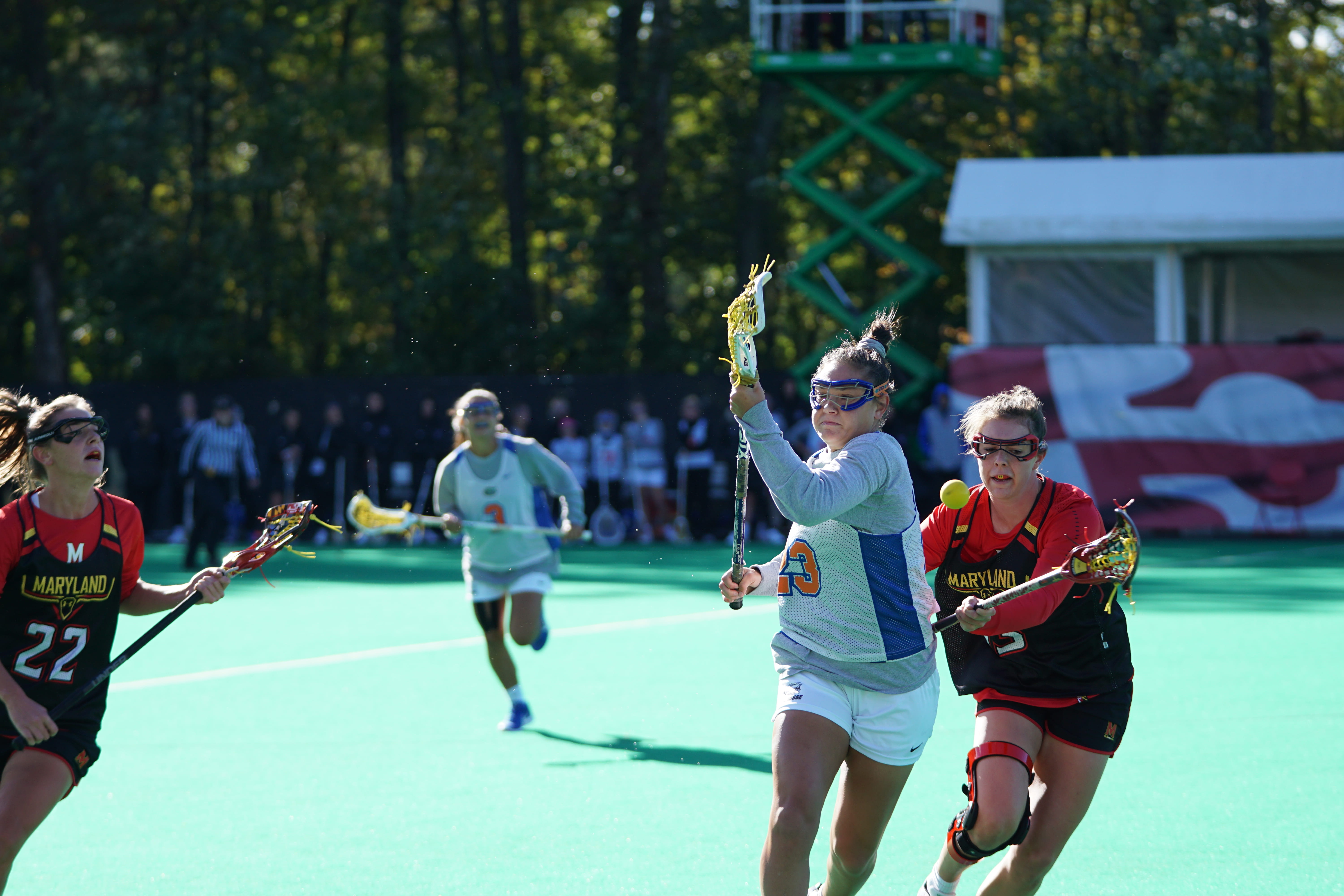 playing, healthy lifestyle, effort, real people, sports race, 5K, competition, three quarter length, field hockey and lacrosse complex, teenager, motion, HD Wallpaper