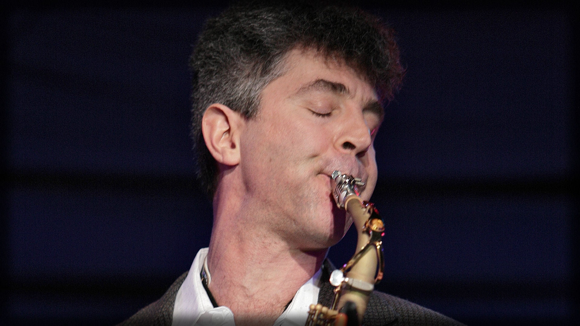 man, people, performance, male Beauty, one Person, black Background, human Face, musician, indoors, saxophone, caucasian Ethnicity, nelson rangell, musical, HD Wallpaper
