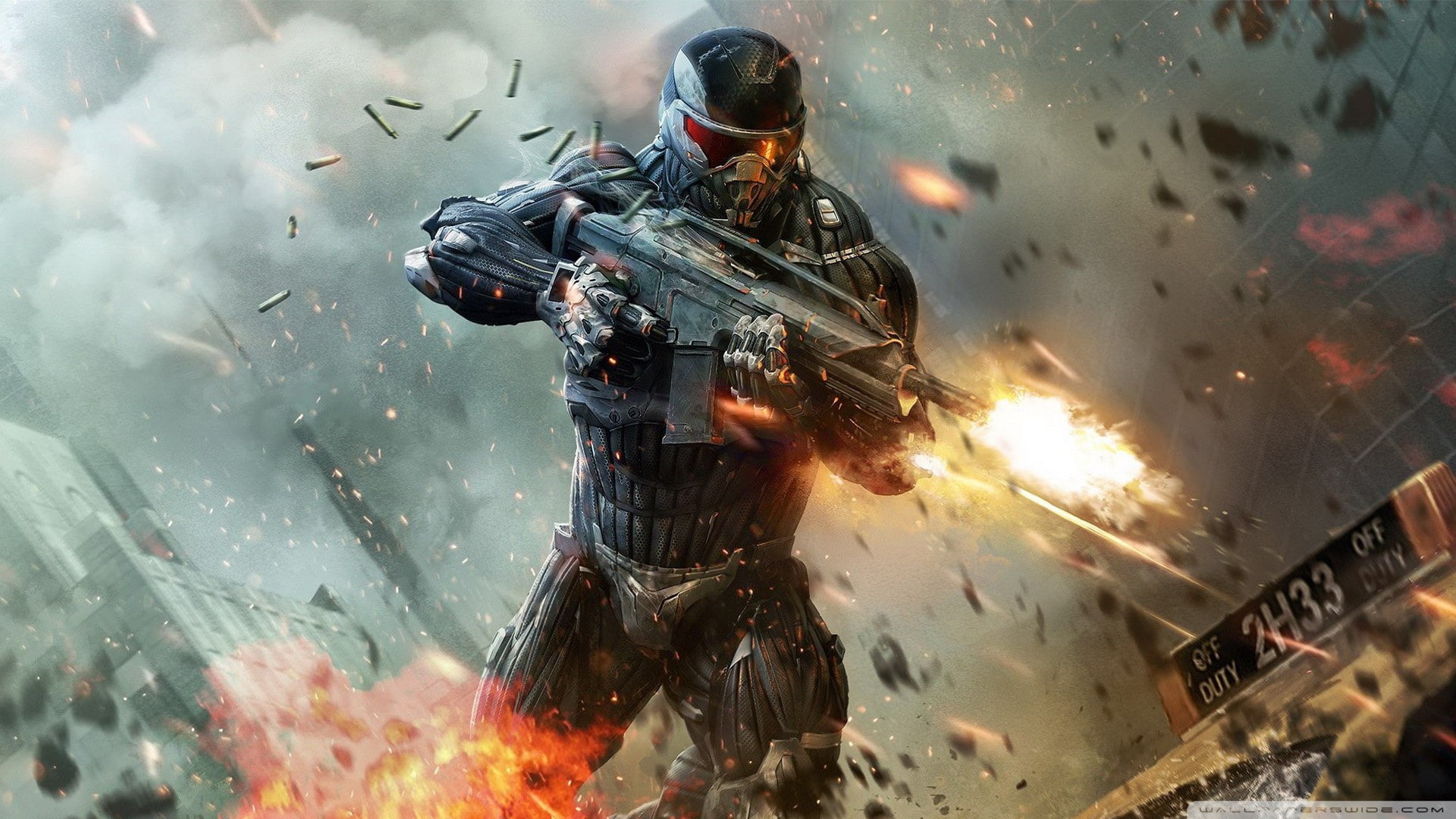 video game, warhead, art, video, Adventure, games, Wide, 1080P, HD, Crysis, HD Wallpaper