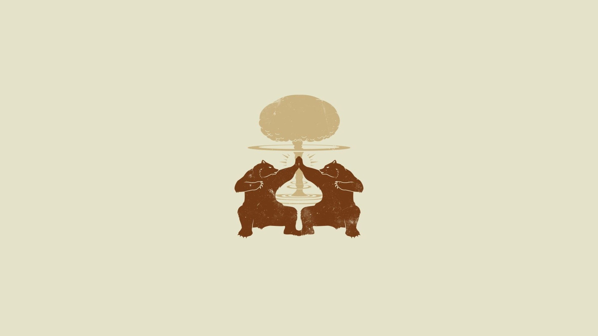 1080P, weapon, bomb, nuclear, fallout, bear, HD Wallpaper