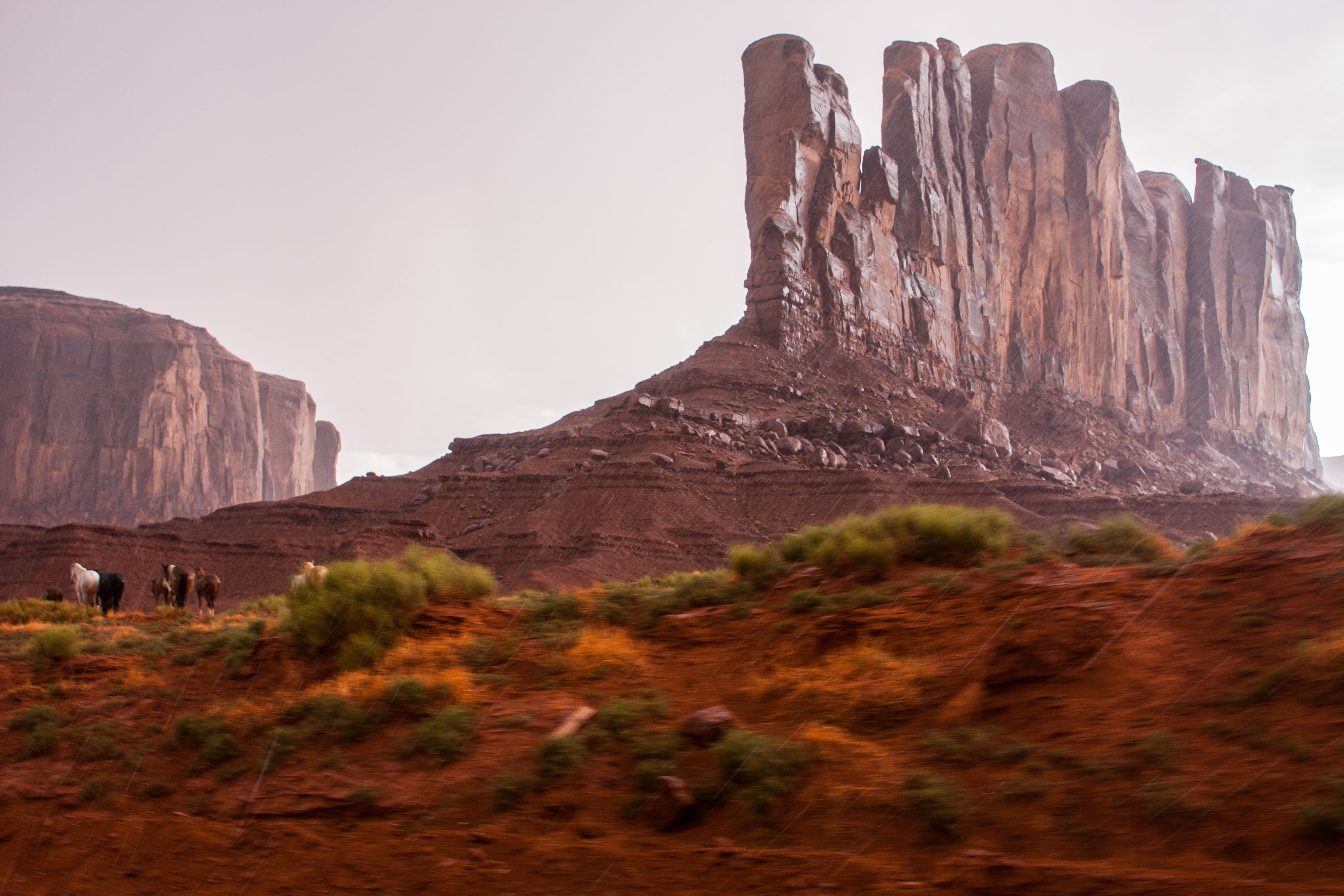 nature, rock - object, rock, tranquil scene, solid, land, day, formation, eroded, united states, scenics - nature, climate, oljato-monument valley, semi-arid, HD Wallpaper