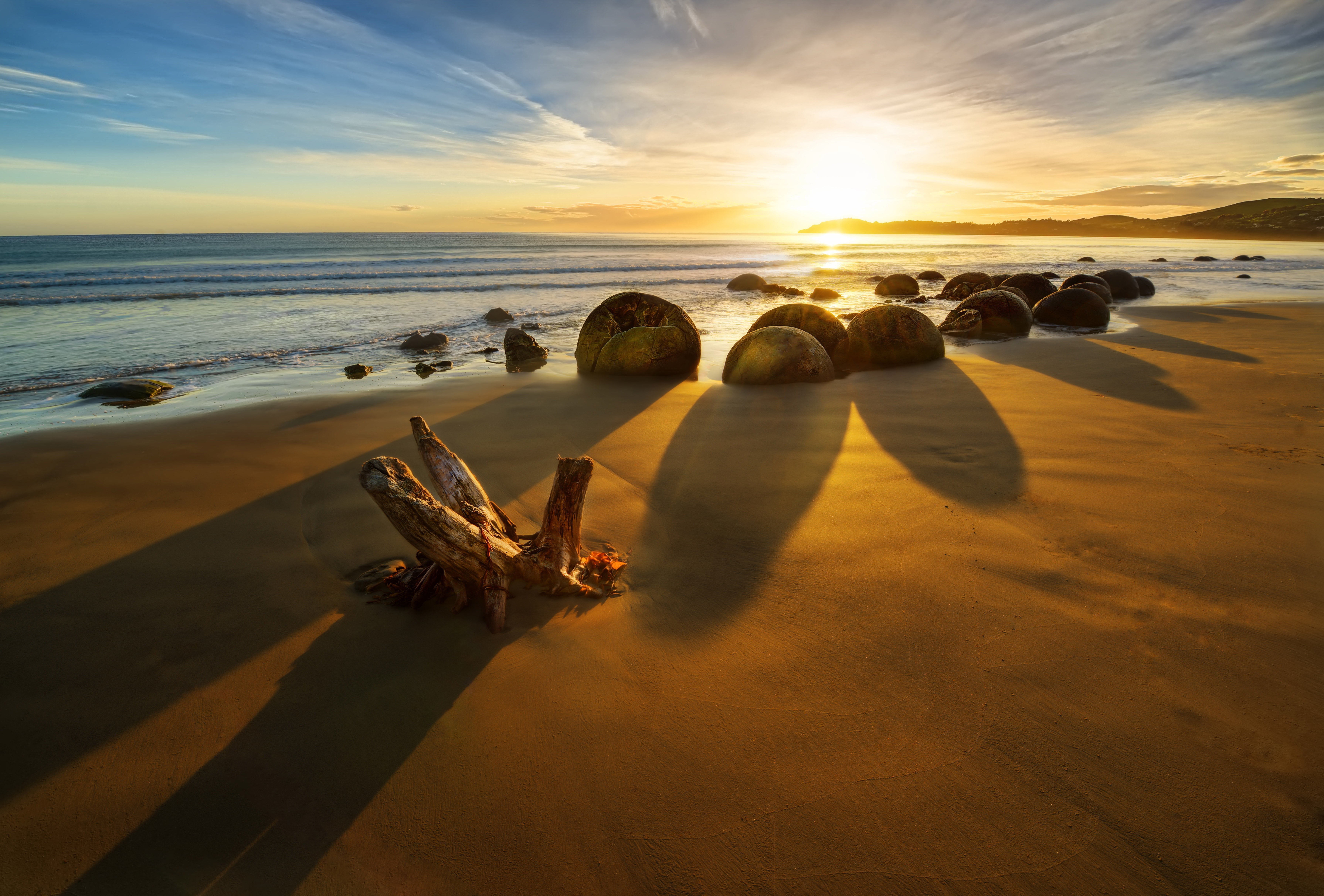 Photo, landscape, sky, coastline, nature, 5K, sand, scenics, rock - Object, wave, photography, sunset, beach, Instagram, water, outdoors, sea, beachside, HD Wallpaper