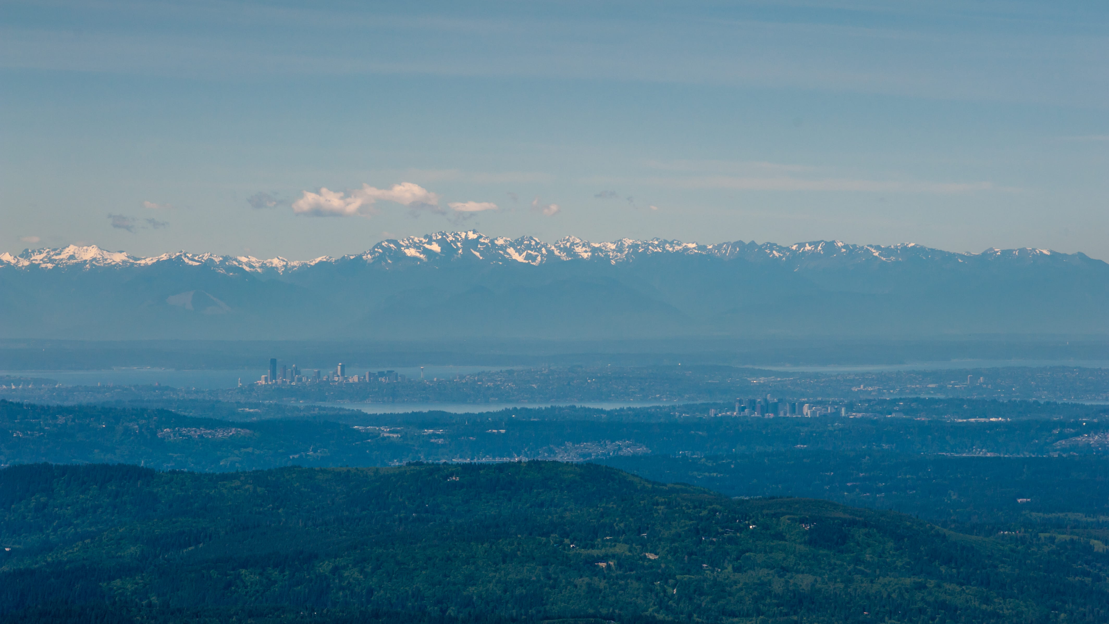 mount si, plant, pnw, beauty in nature, environment, sky, no people, nature, scenics - nature, bellevue, view, tranquility, seattle, high angle view, olympics, HD Wallpaper
