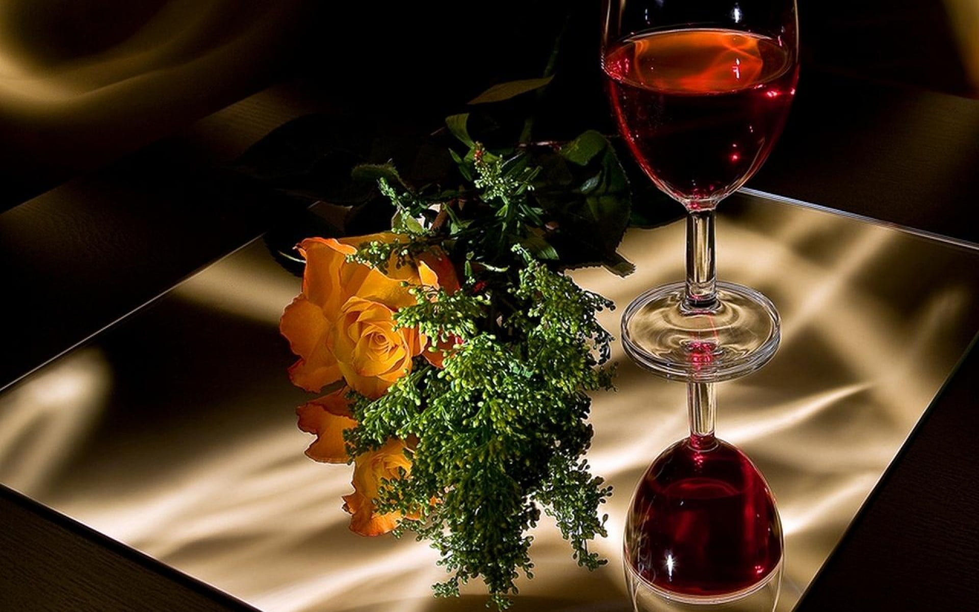 flower arrangement, refreshment, transparent, red wine, close-up, drinking glass, indoors, drink, plant, wineglass, bunch of flowers, freshness, flowering plant, HD Wallpaper