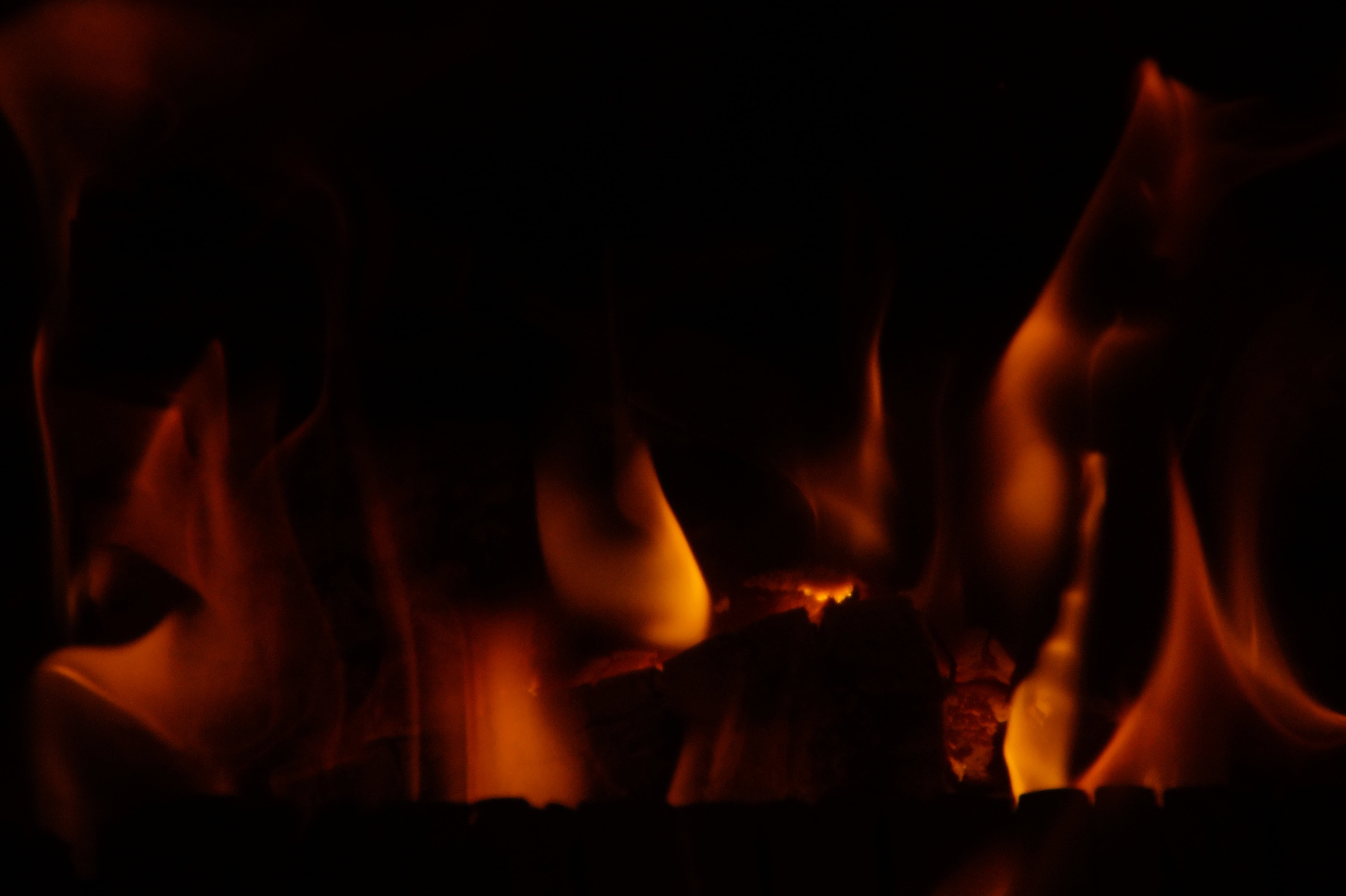 oven, dark, hot, black background, warm, fire - natural phenomenon, heat, fire, winter, flame, wood fire, burn, communication, bonfire, heiss, no people, HD Wallpaper