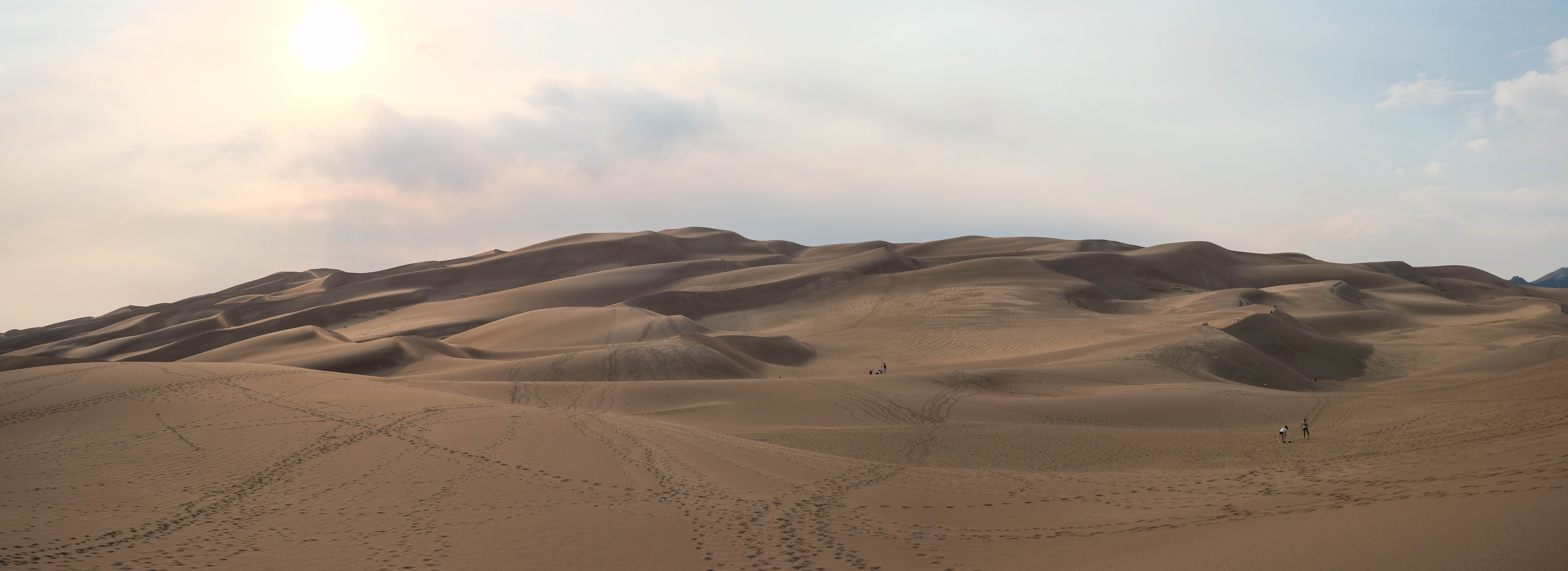 travel destinations, national park, outdoors, sky, sand dunes, slope, tranquility, travel, dune, adventure, alamosa, beauty in nature, sand, 8K, arid climate, HD Wallpaper
