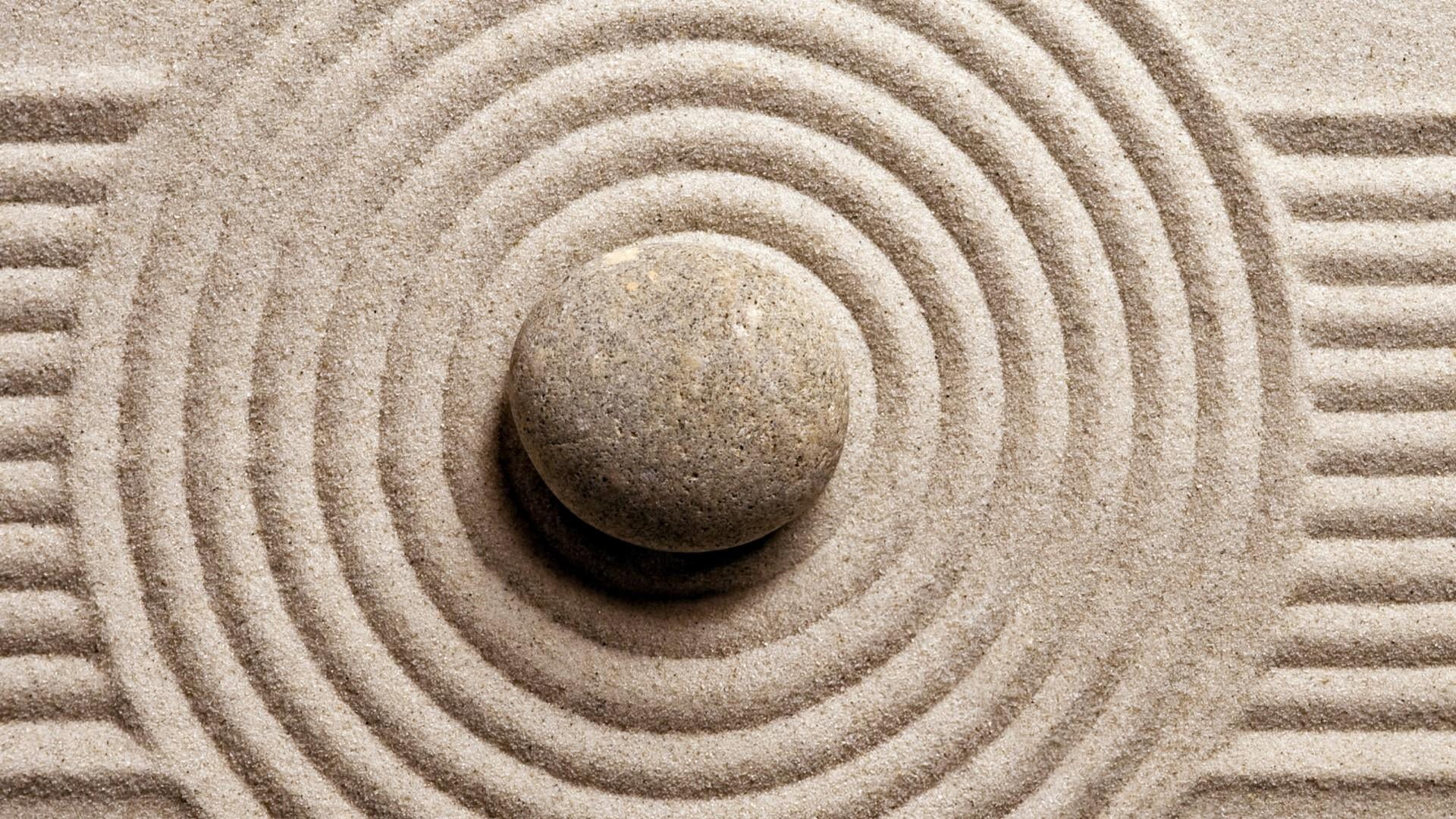 geometric shape, spirituality, textured, backgrounds, concentric, texture, craft, indoors, zen, day, art and craft, line, circles, sand, circle, solid, HD Wallpaper