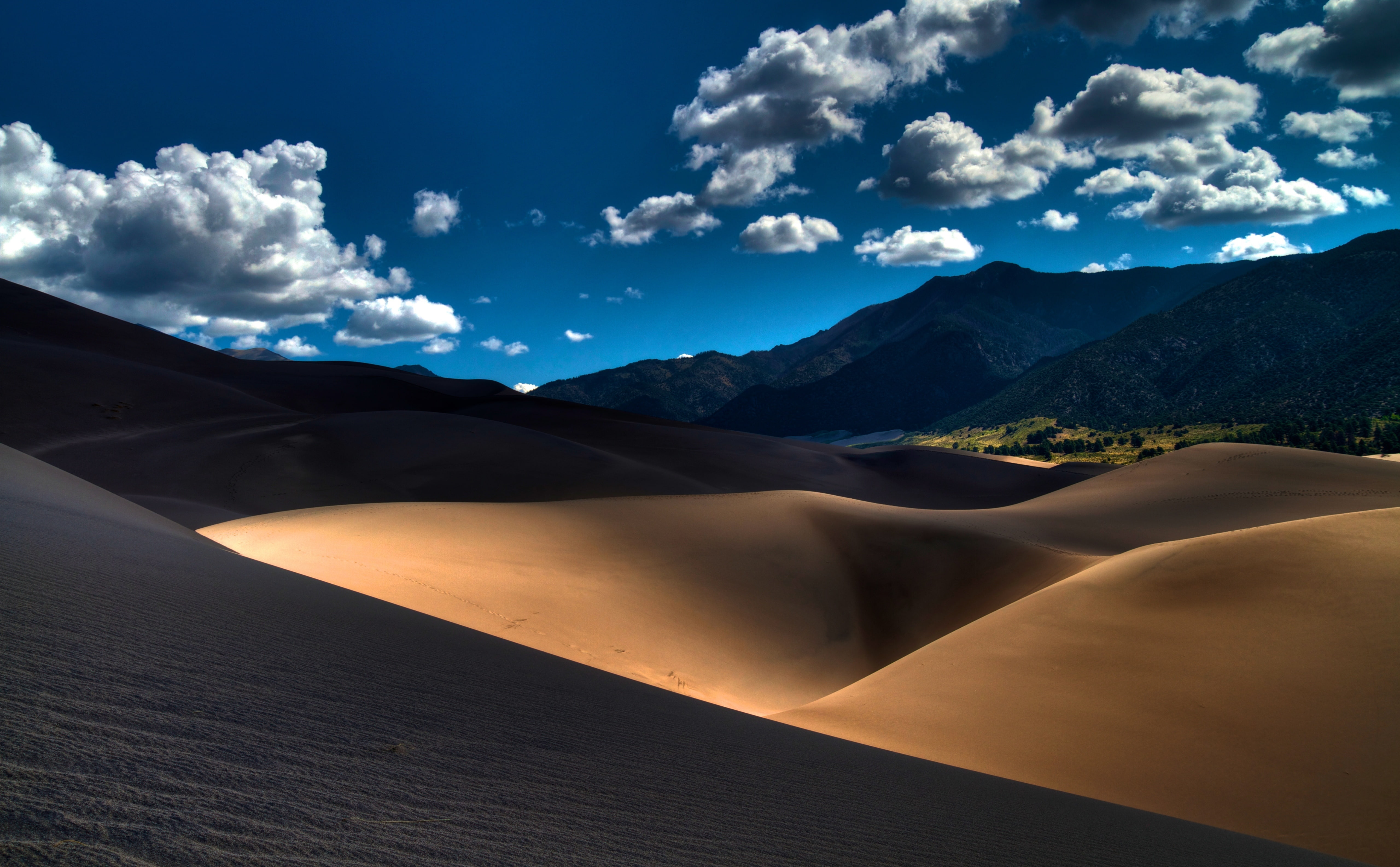 Colorado, remote, United States, Lines, non-urban scene, no people, Sand, idyllic, Light, scape, 5K, Dunes, tranquil scene, hd, atmospheric, Interesting, HD Wallpaper
