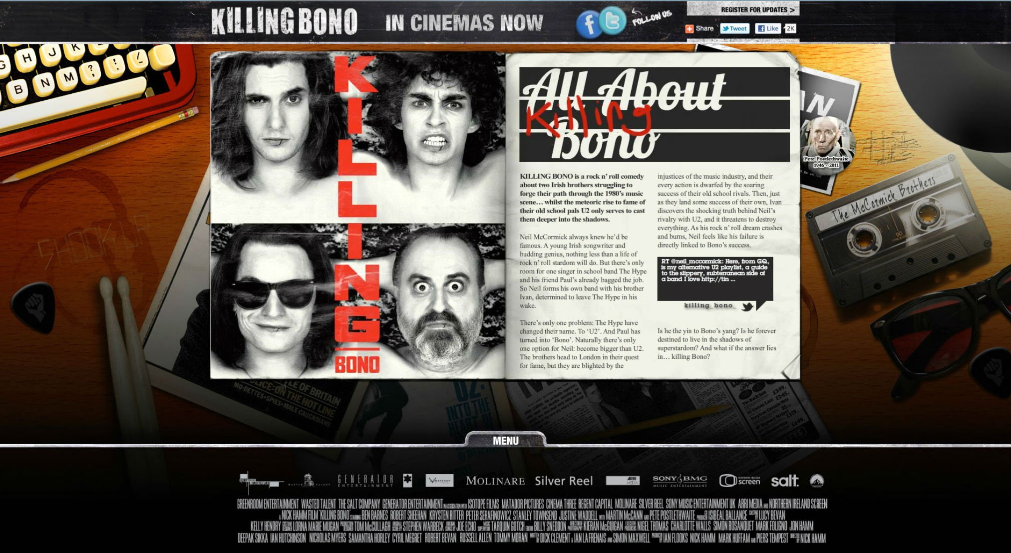 killing, rock, hard, 1080P, funny, bono, film, humor, comedy, music, u 2, HD Wallpaper
