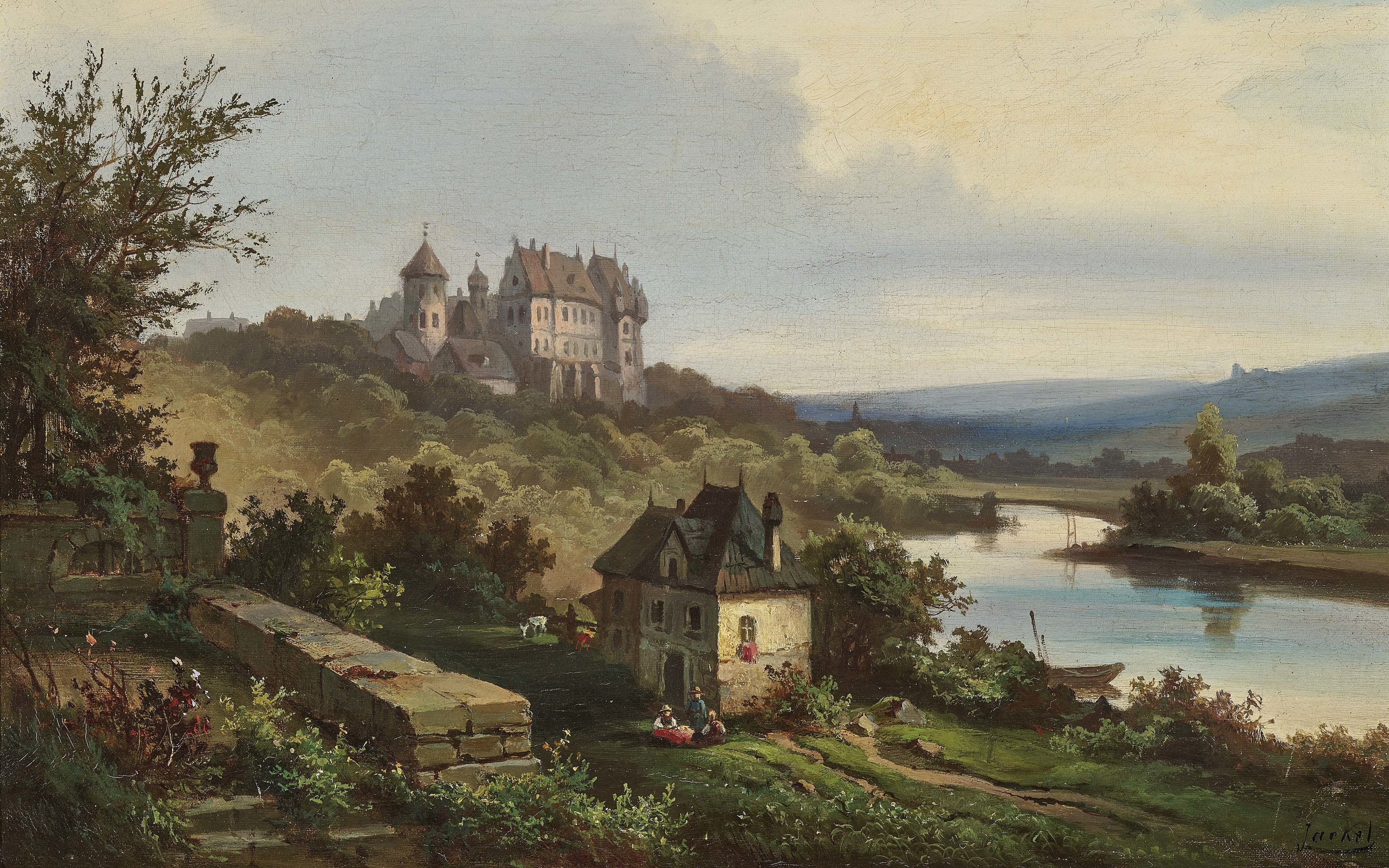 German painter, 4K, From Northern France, Henry Jaeckel, HD Wallpaper