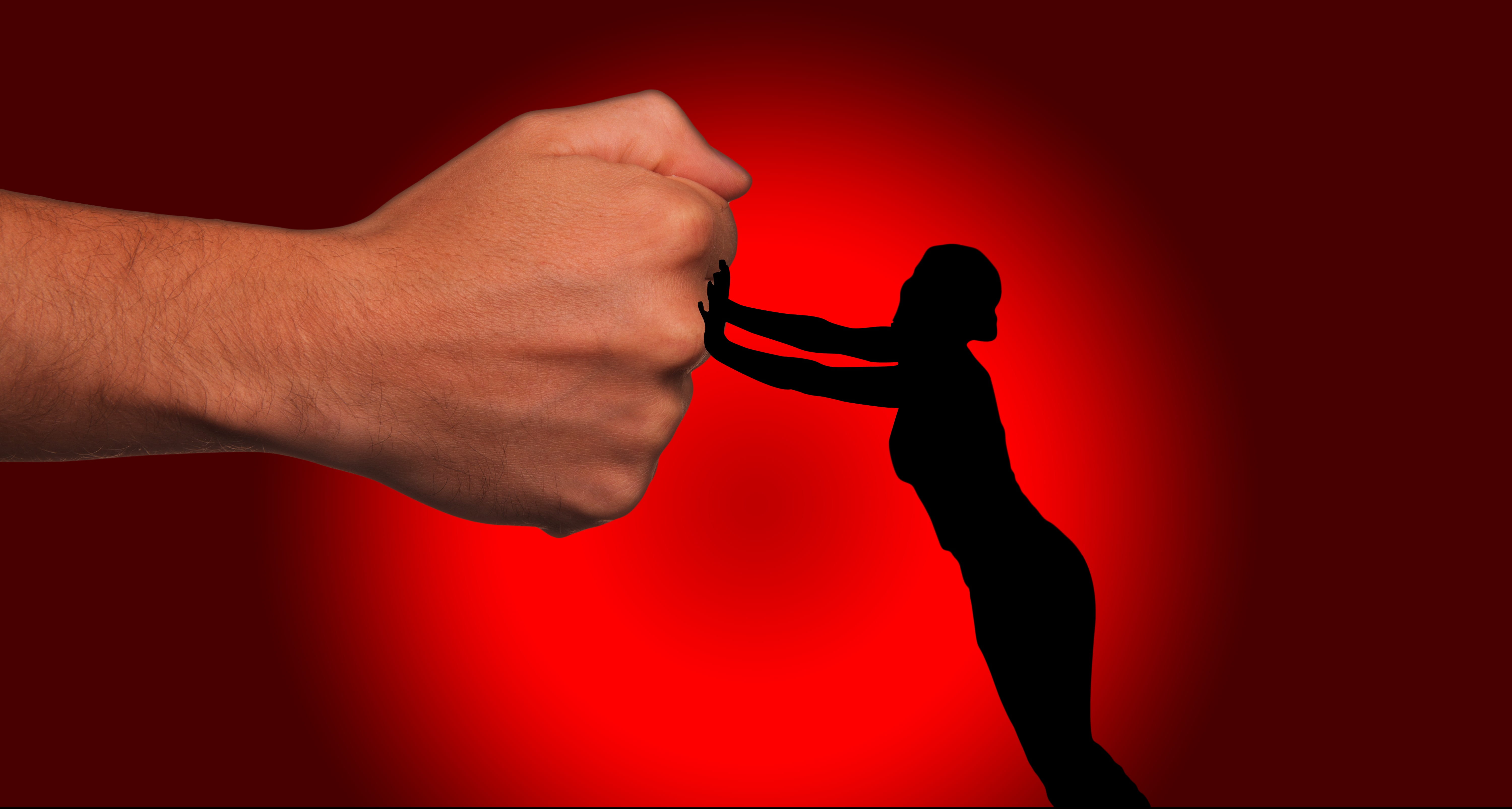 beat, 5K, human limb, defense, anger, s, people, red background, ward, silhouettes, holding, ominous, human body part, violence, adult, against, body part, HD Wallpaper