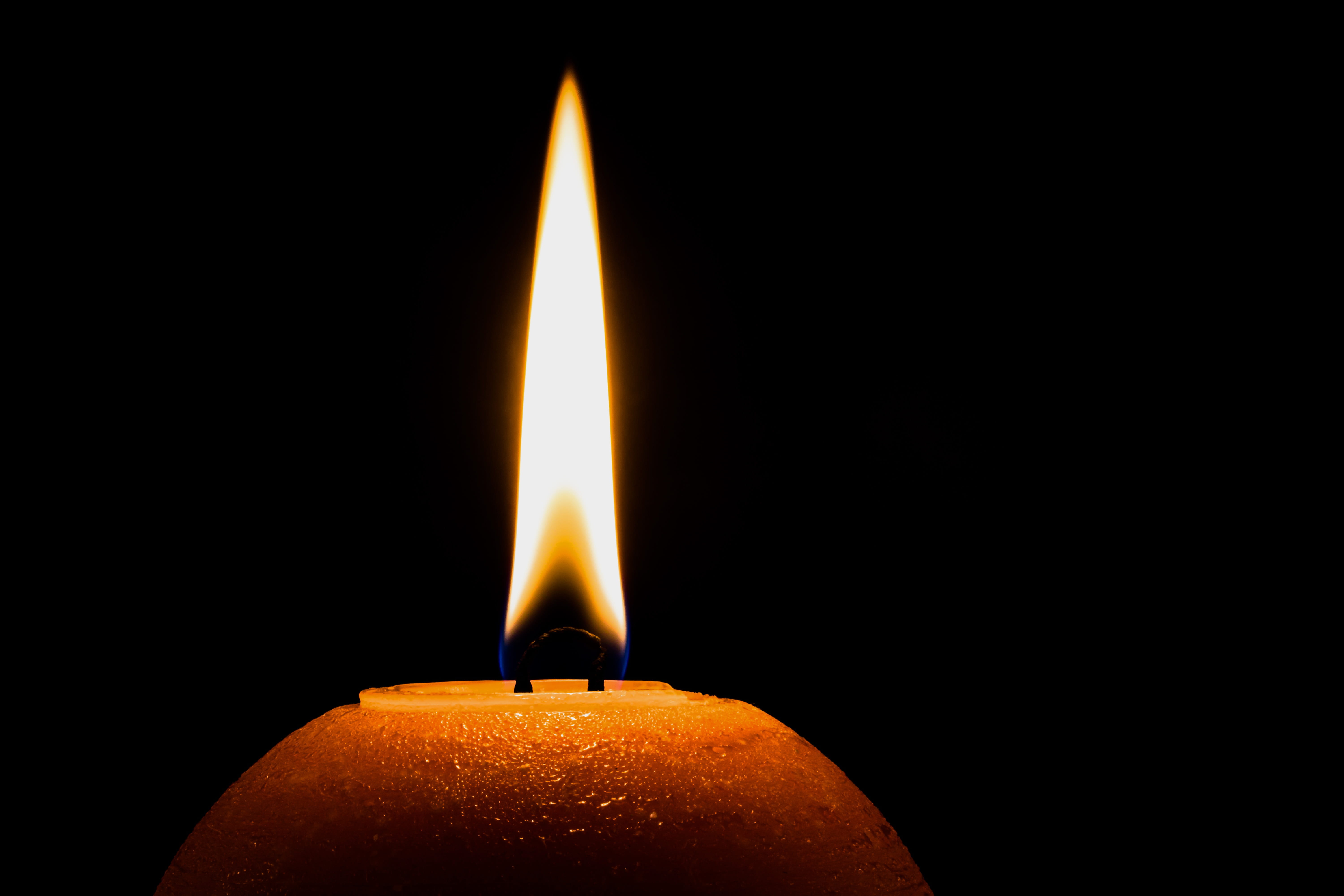 mood, warm, copy space, heat, dark, wick, candle, heat - temperature, studio shot, flame, darkroom, christmas, wax, christmas time, no people, melting, HD Wallpaper