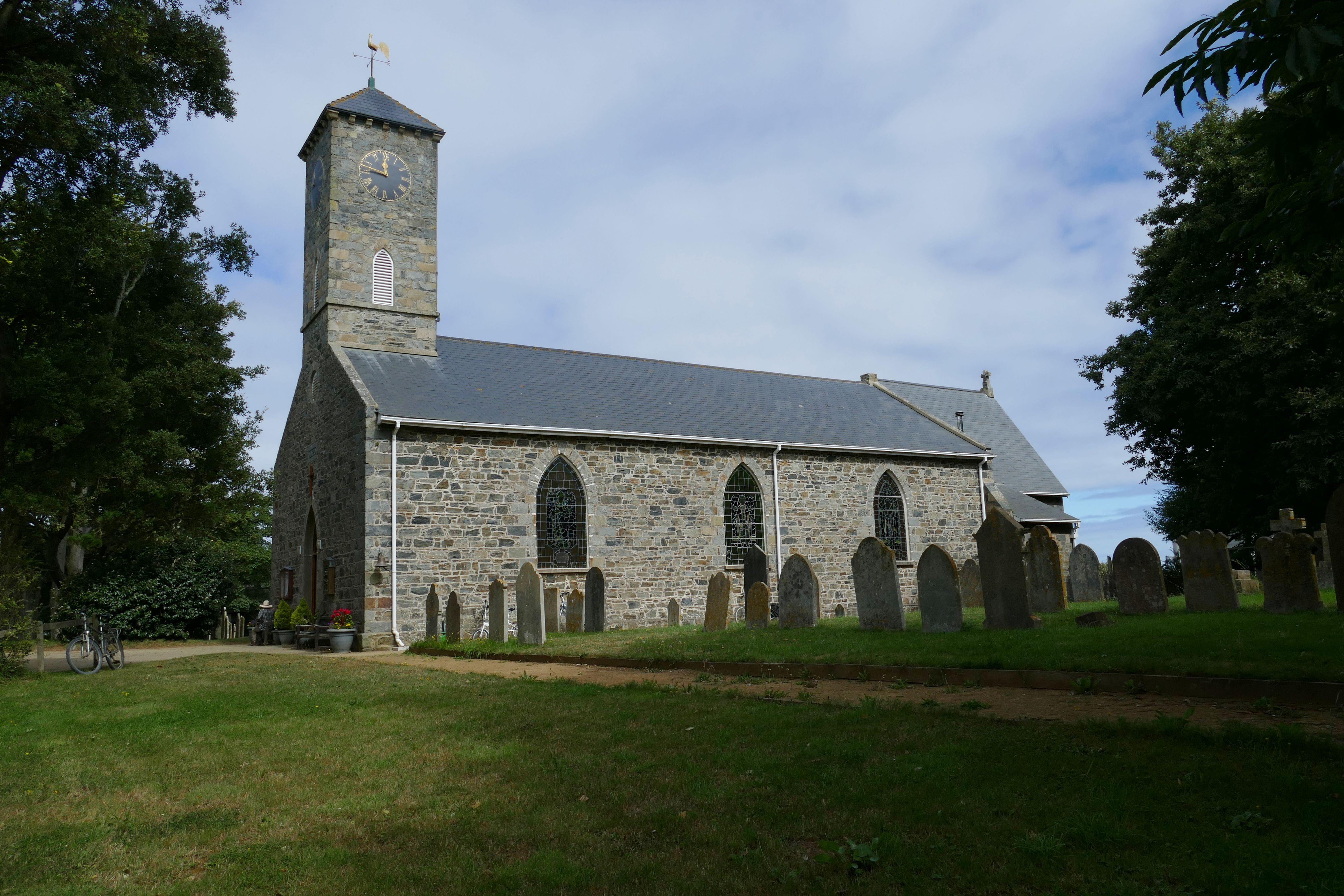 history, belief, built structure, tree, historically, united kingdom, 5K, day, building, place of worship, plant, grass, spirituality, sark, no people, HD Wallpaper