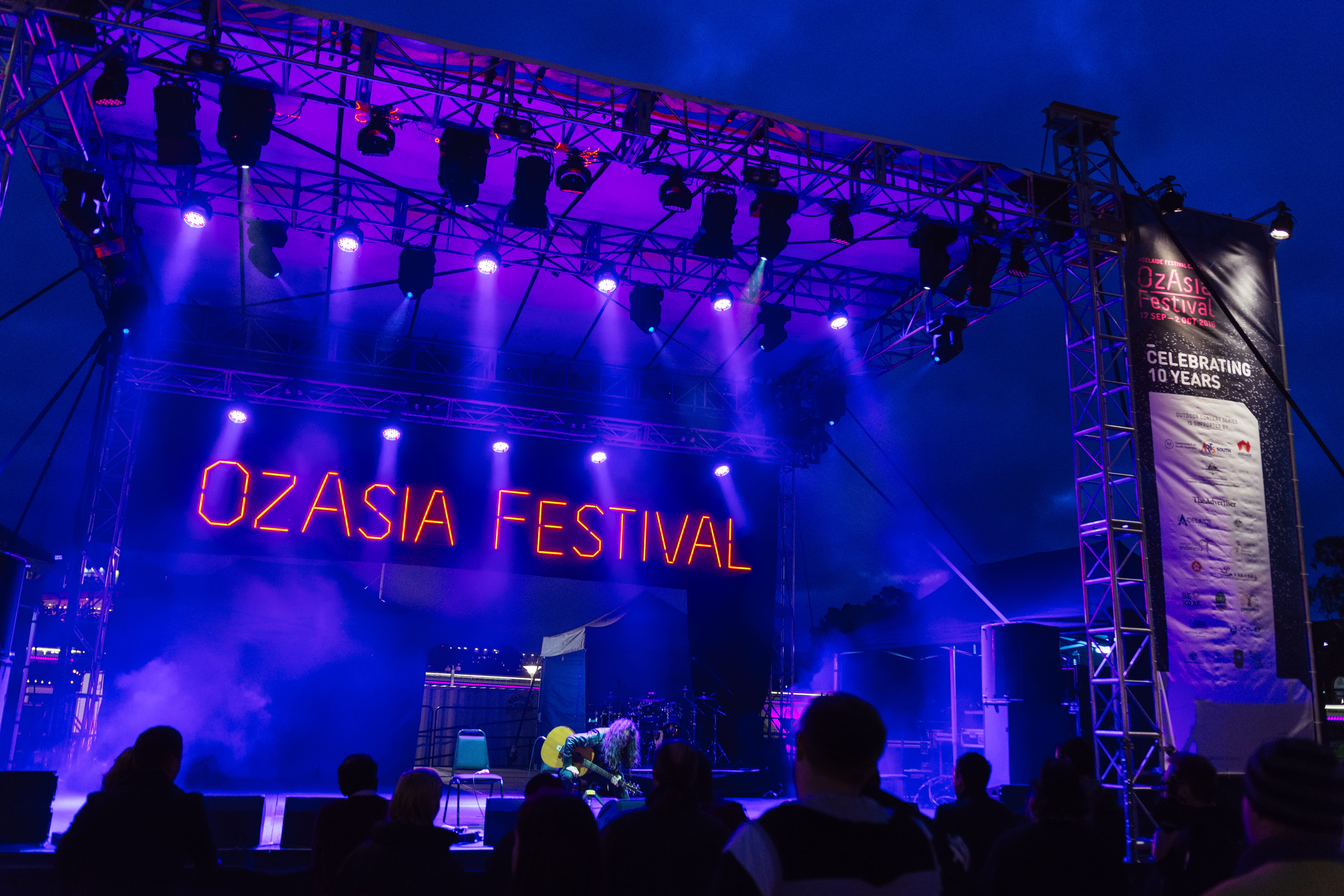 australia, elder park, adelaide, stage, enjoyment, adult, large group of people, good fortune market, popular music concert, performance, stage - performance space, HD Wallpaper