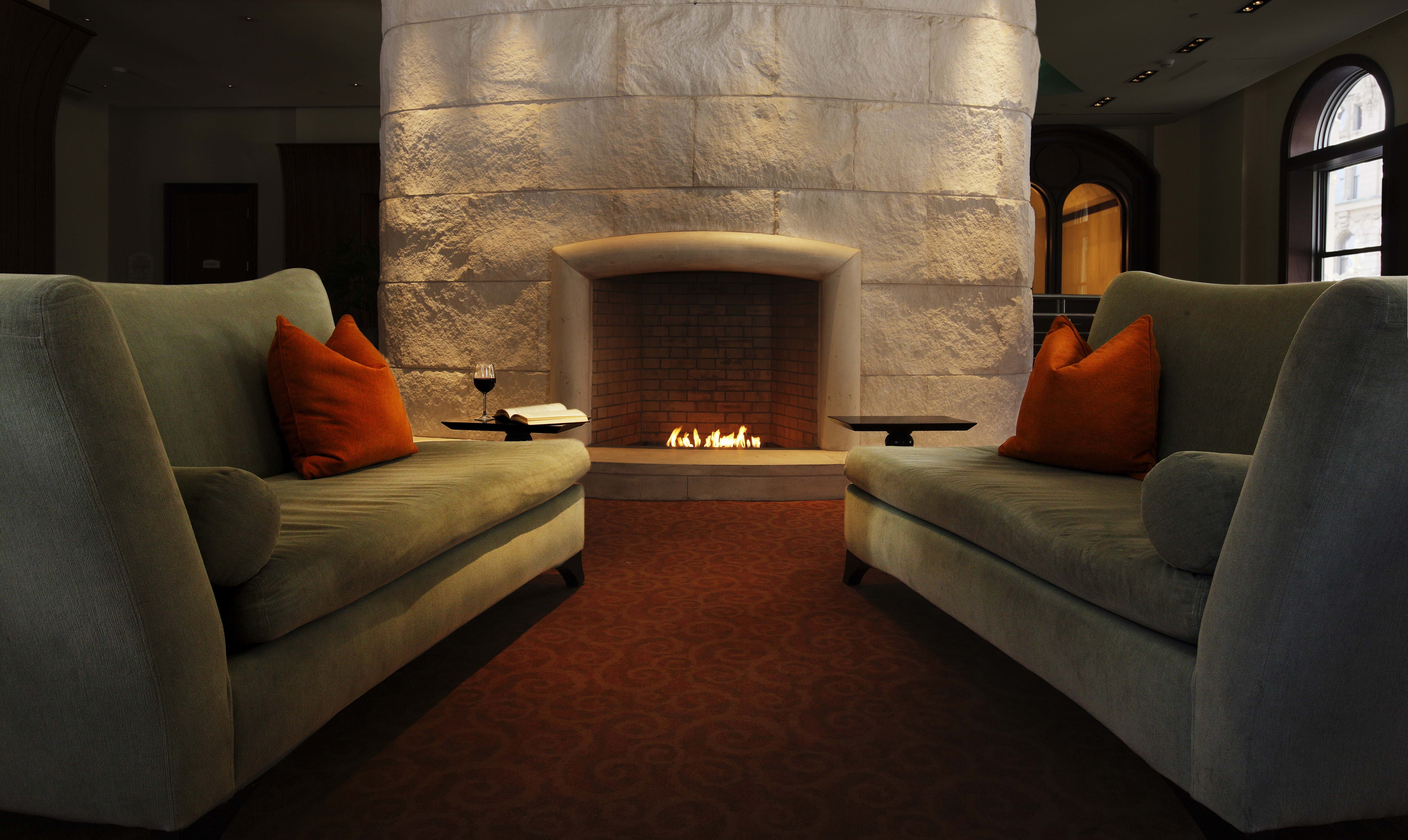 example, two, relaxation, couches, coffee table, built structure, decoration, indoors, electric Lamp, interior, wall - Building Feature, brown, armchair, HD Wallpaper