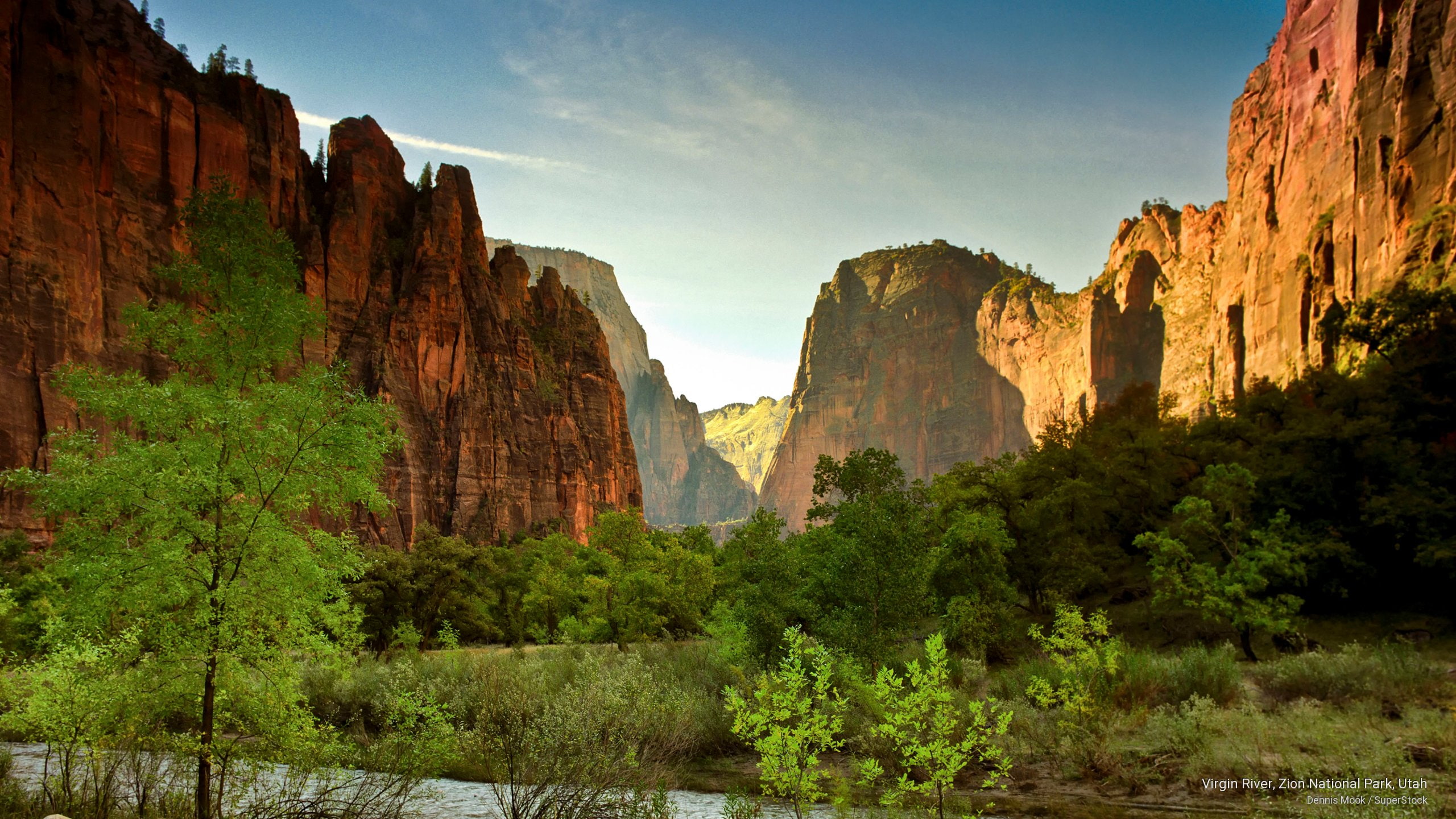 national, zion, park, 2K, river, virgin, utah, National Parks, HD Wallpaper