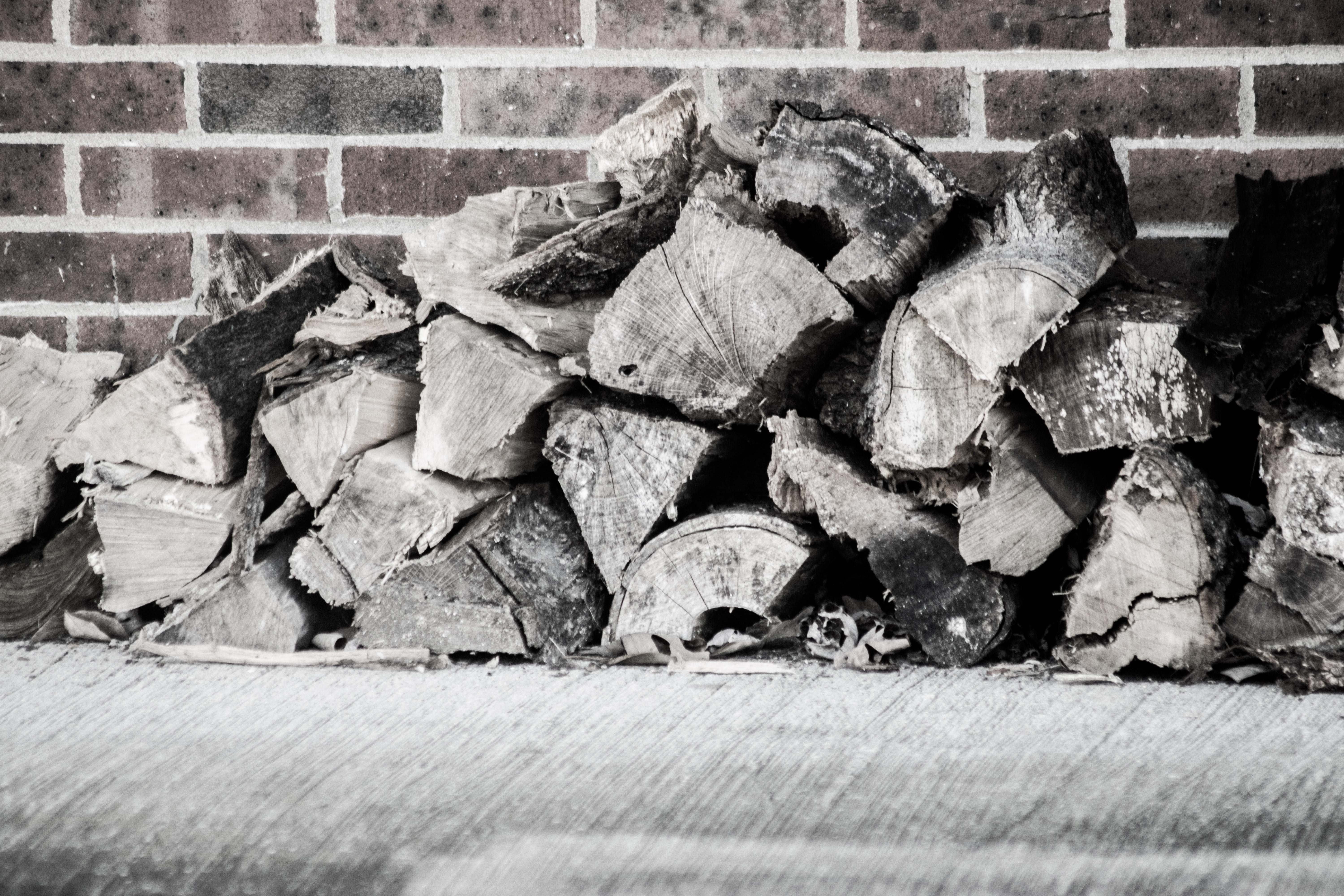 brick, lumber industry, business, color wheel, firewood, concrete construction, brick wall, close-up, no people, forest, floor, decor, chair, building construction, HD Wallpaper