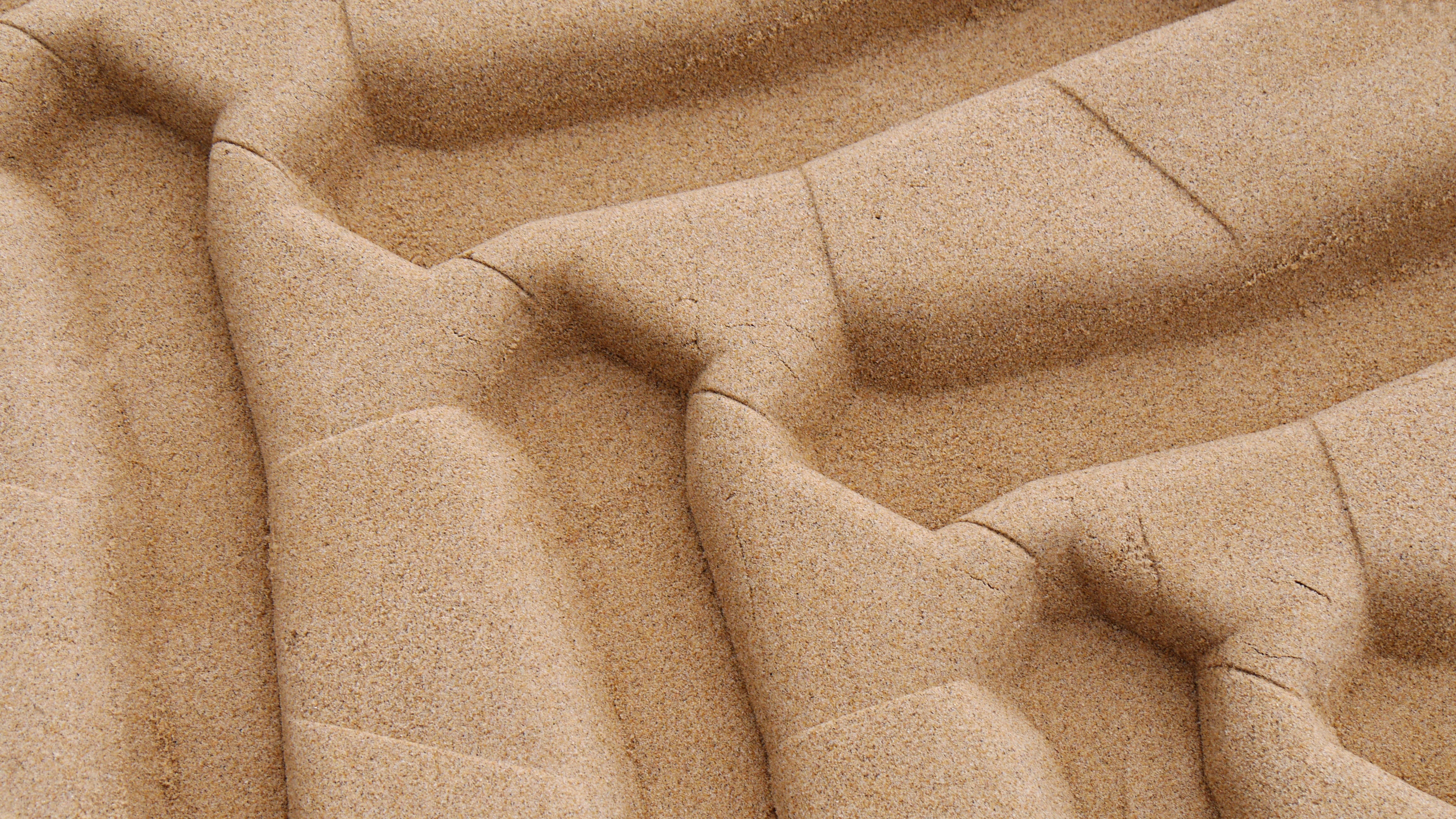 corrugated, abstract, material, wrinkled, textured, day, sand, textile, clothing, reprint, brown, crumpled, traces, indoors, beige, full frame, folded, HD Wallpaper