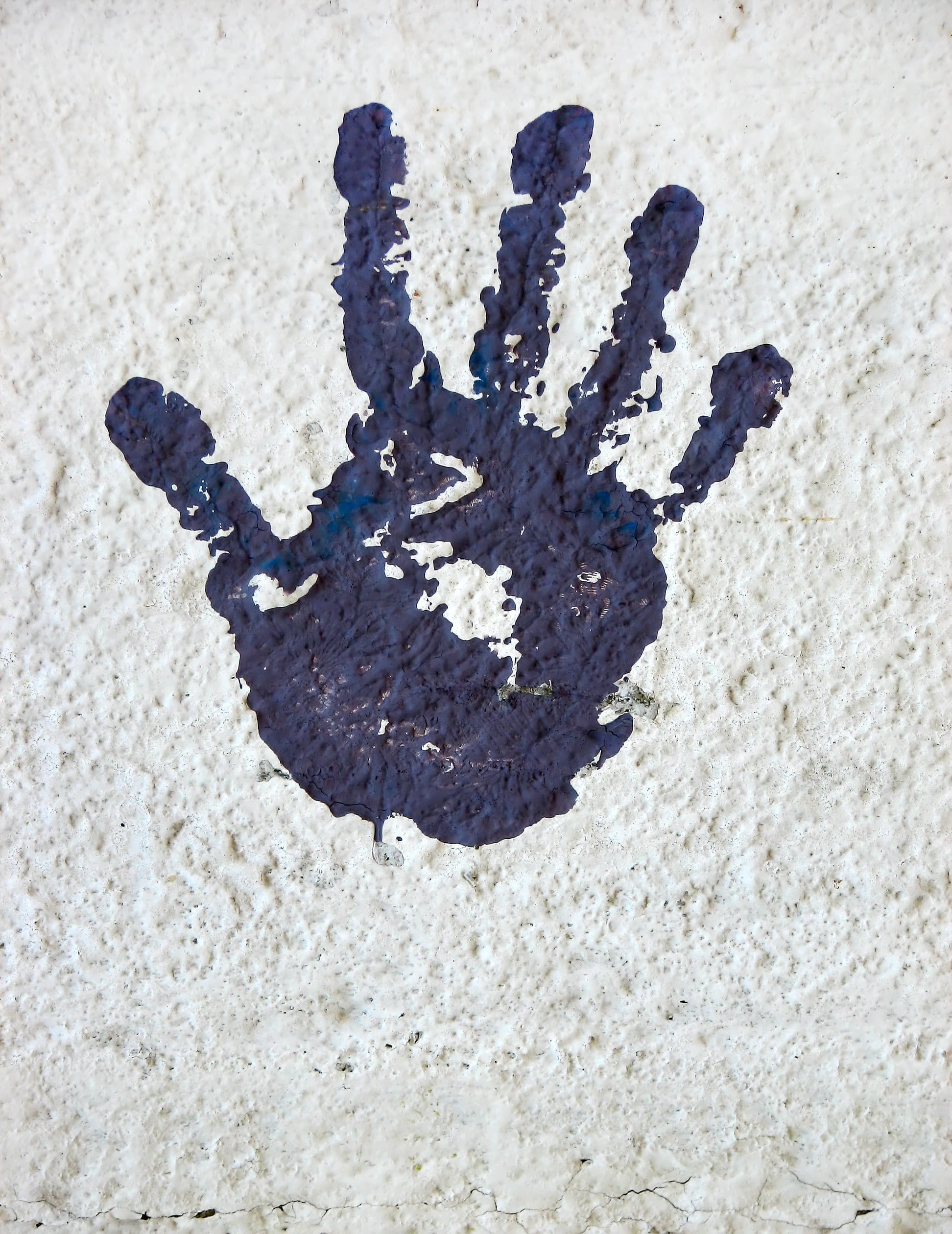 white color, full frame, nature, concrete, hand, architecture, paint, creativity, no people, wall, sign, backgrounds, handprint, emotion, day, 1080P, close-up, Phone HD Wallpaper