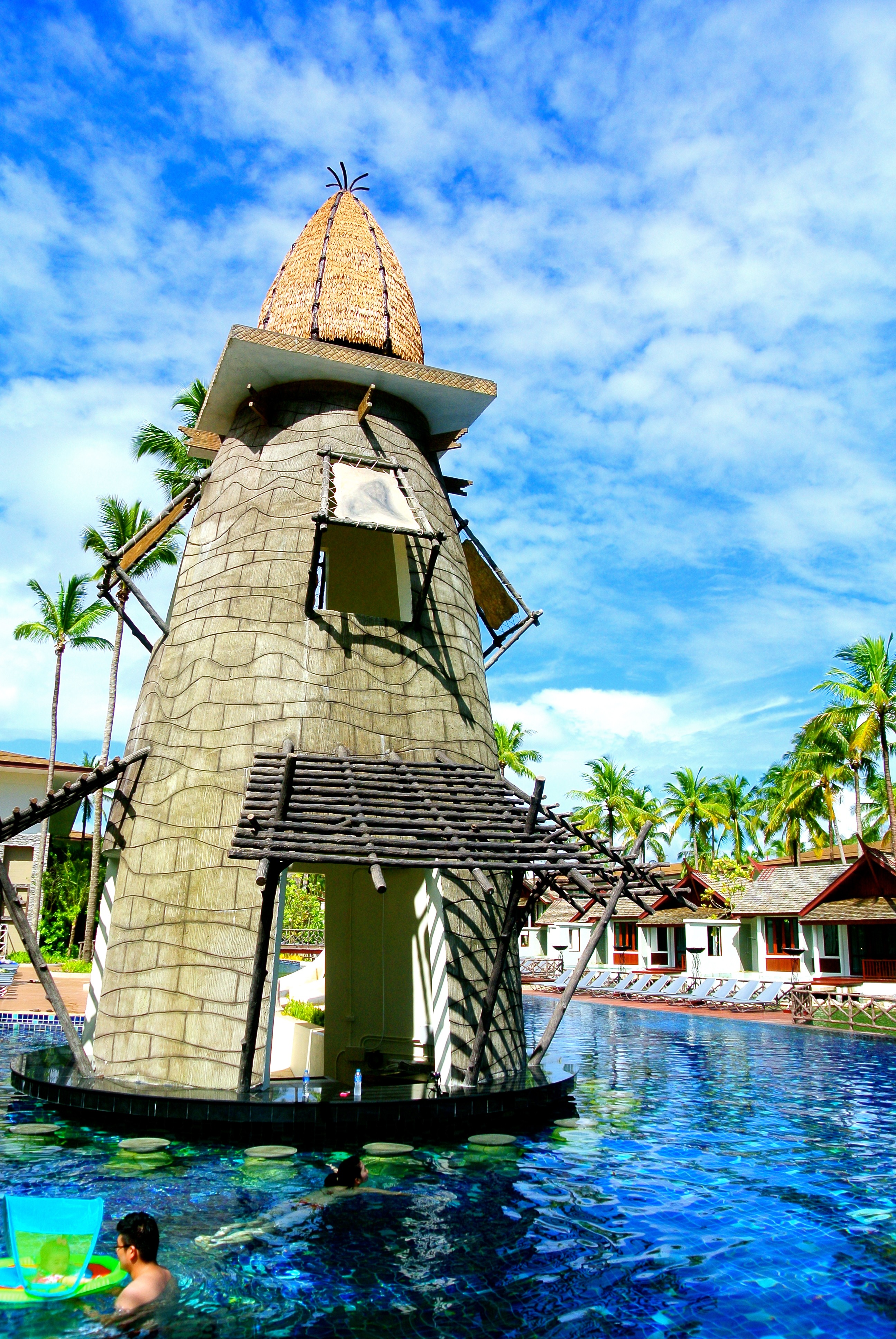 thailand, travel destinations, outdoor pool, outdoors, nature, beach, 4K, khao lak, sky, building exterior, day, cloud - sky, no people, plant, architecture, Phone HD Wallpaper