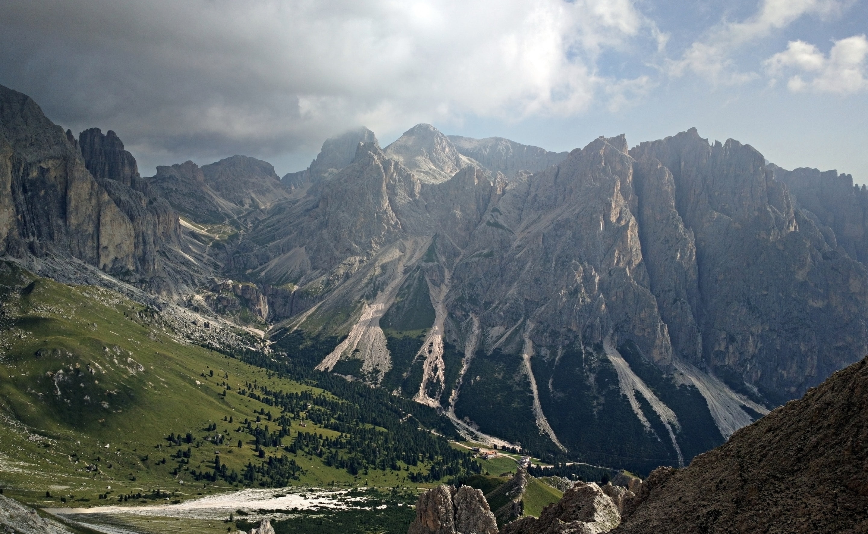 non-urban scene, travel, Scenery, sky, trentinoaltoadige, mountain, Europe, southtyrol, 2K, land, travel destinations, beauty in nature, no people, rock, HD Wallpaper