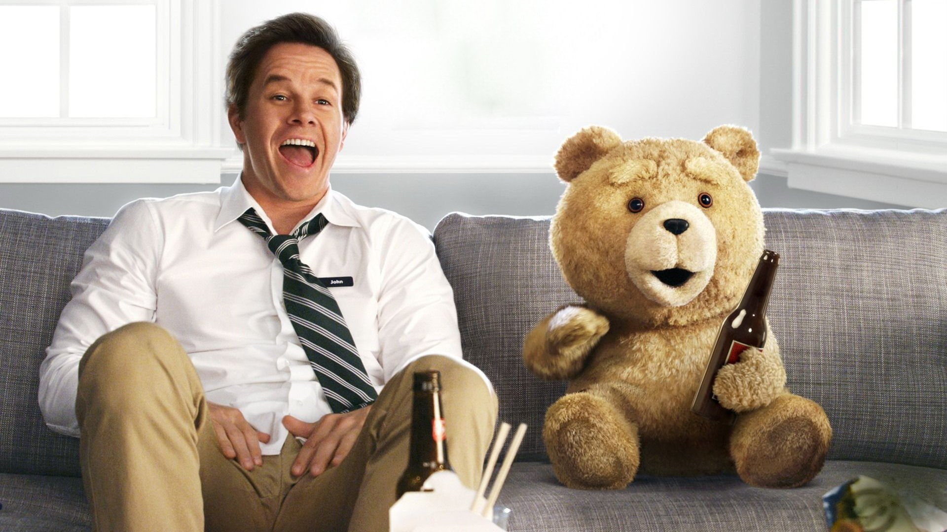 Ted (Movie Character), Mark Wahlberg, Movie, Ted, 1080P, HD Wallpaper
