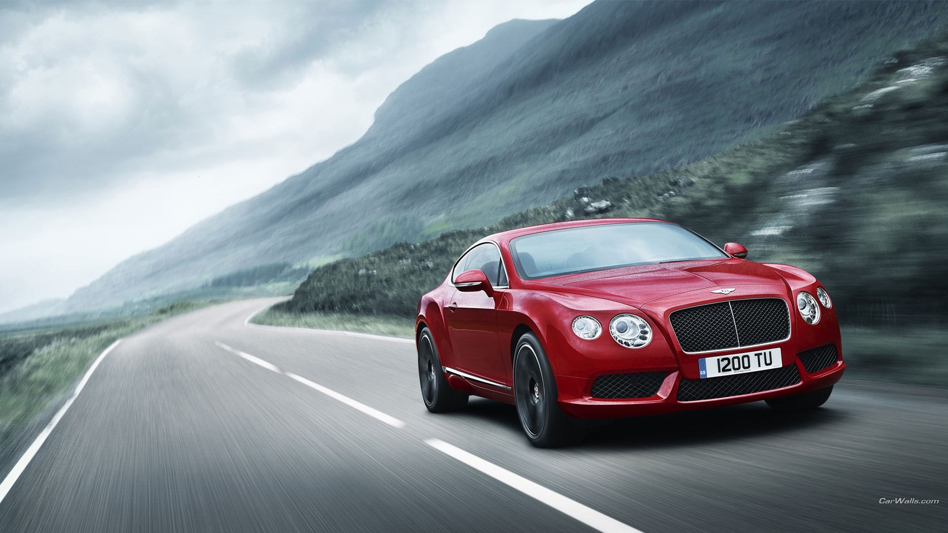 2013 bentley continental v8 range, 1080P, HD Wallpaper