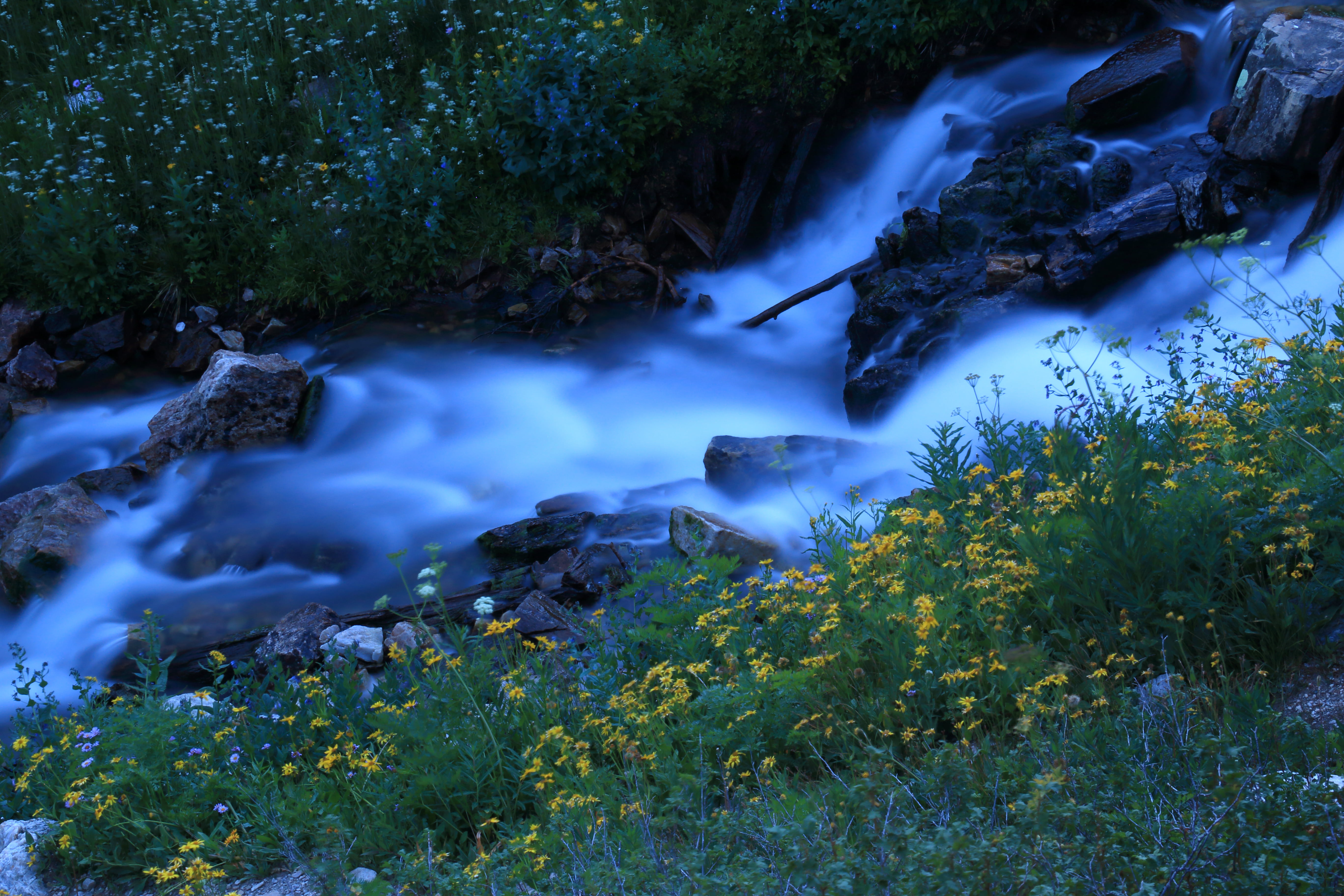 Lake Marie, South, body of water, near, Time, nature, evening, yellow, summer, bed, body, landscape, rock - Object, Medicine Bow, scenics, Gravity, French Creek, HD Wallpaper