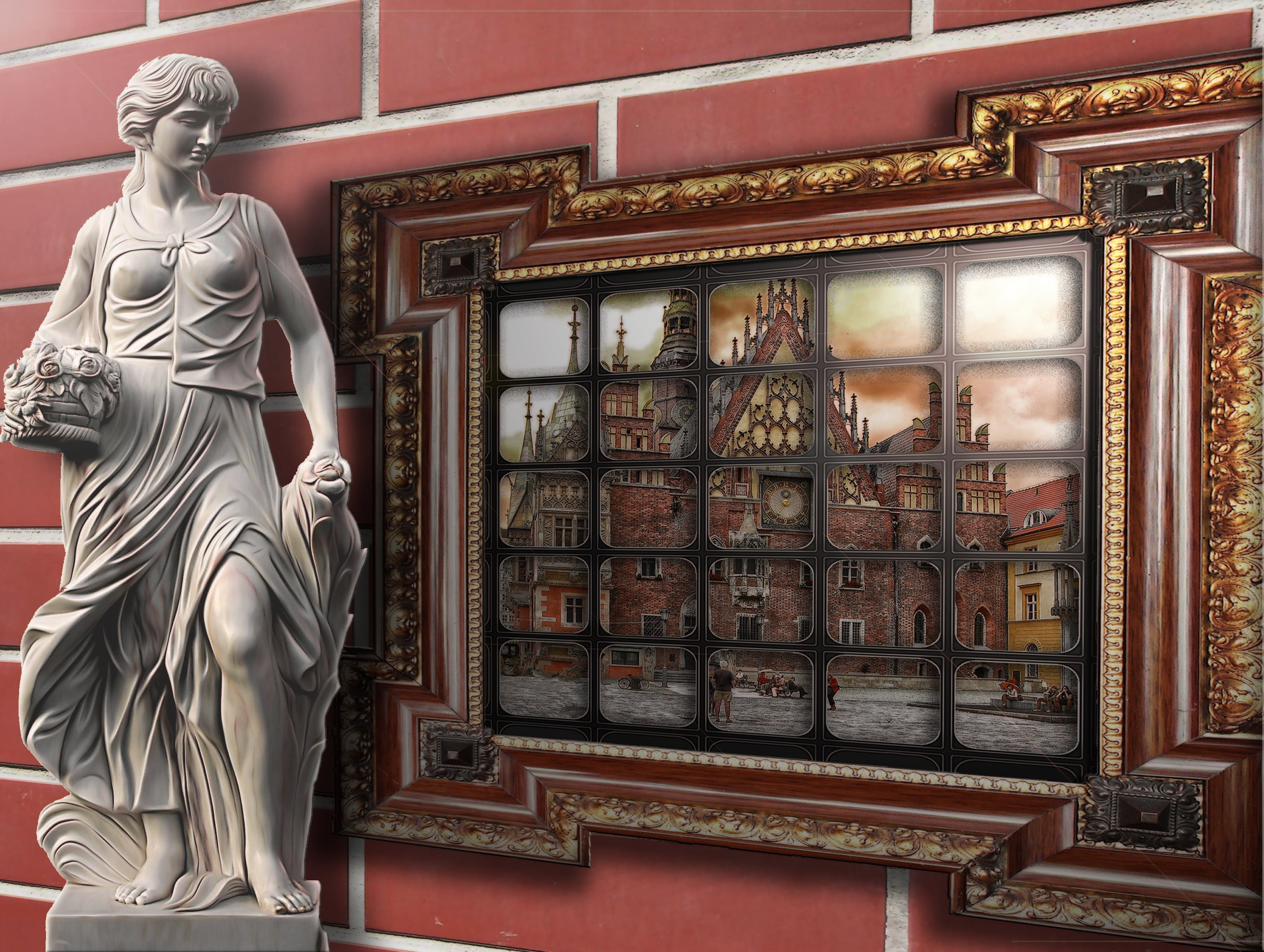 spirituality, ornate, human representation, the illusion, art and craft, view, abstraction, decoration, picture frame, hint, the museum, wrocław market, HD Wallpaper