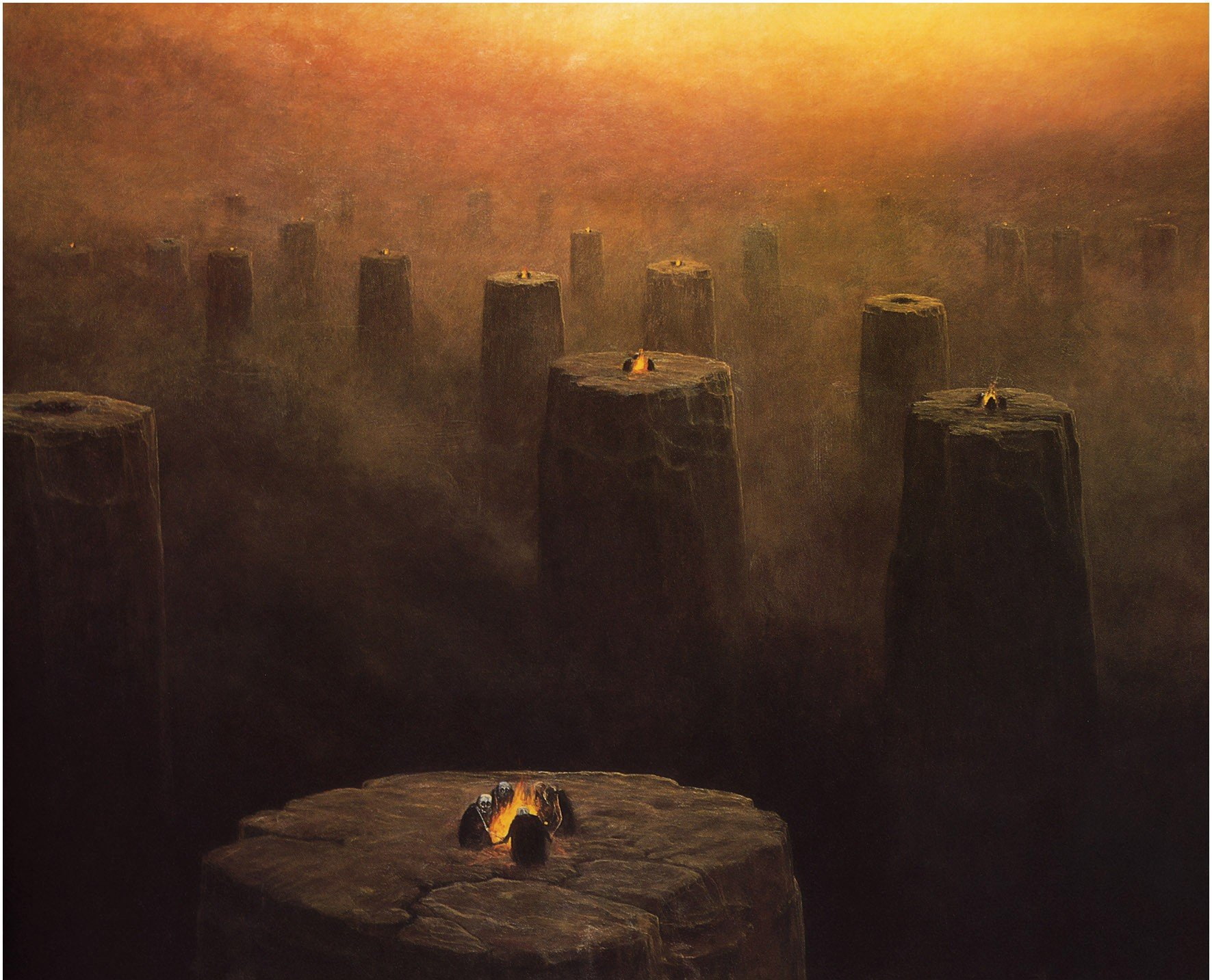 pincels, 720P, Zdzisław Beksiński, HD Wallpaper