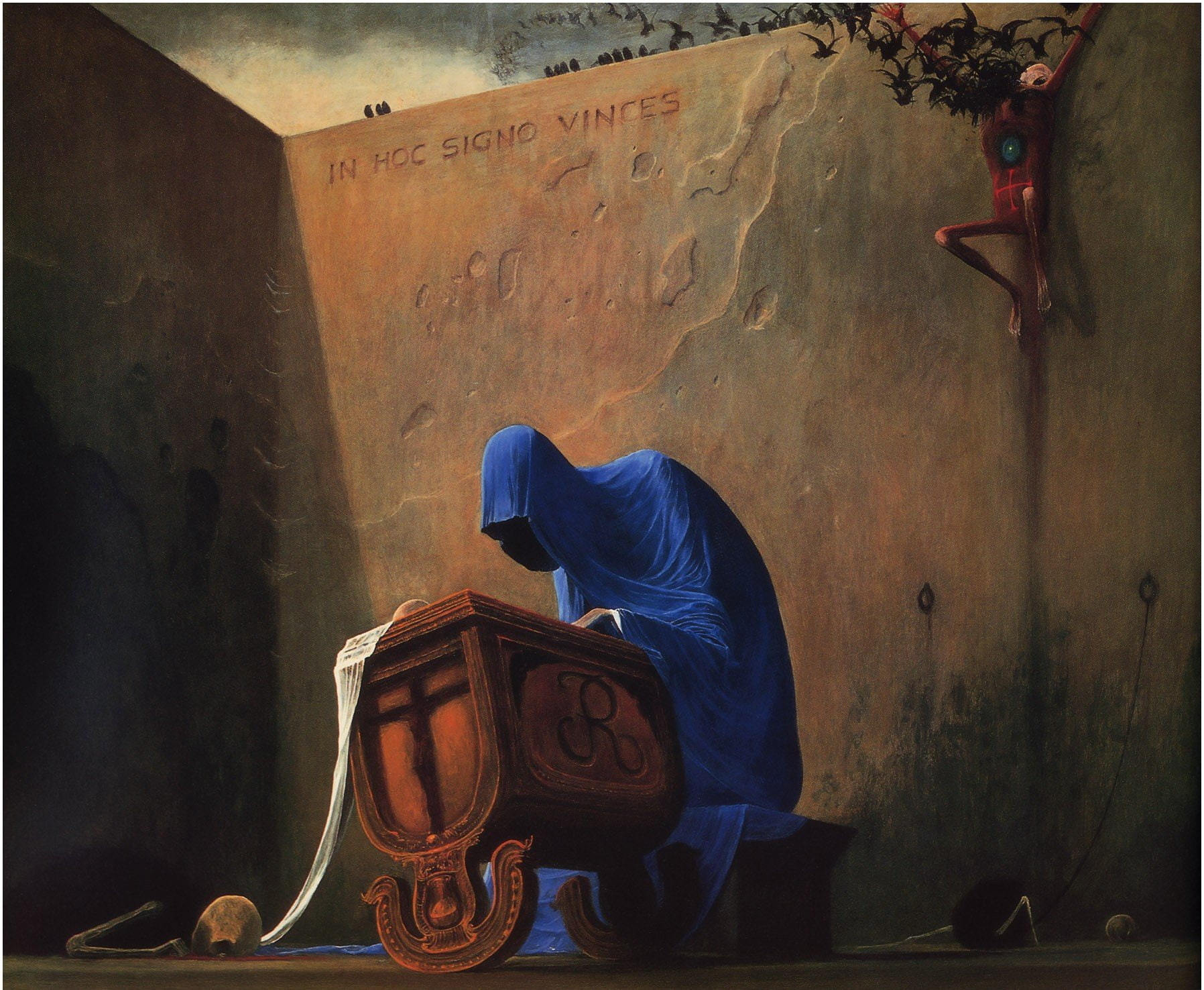 pincels, 720P, Zdzisław Beksiński, HD Wallpaper
