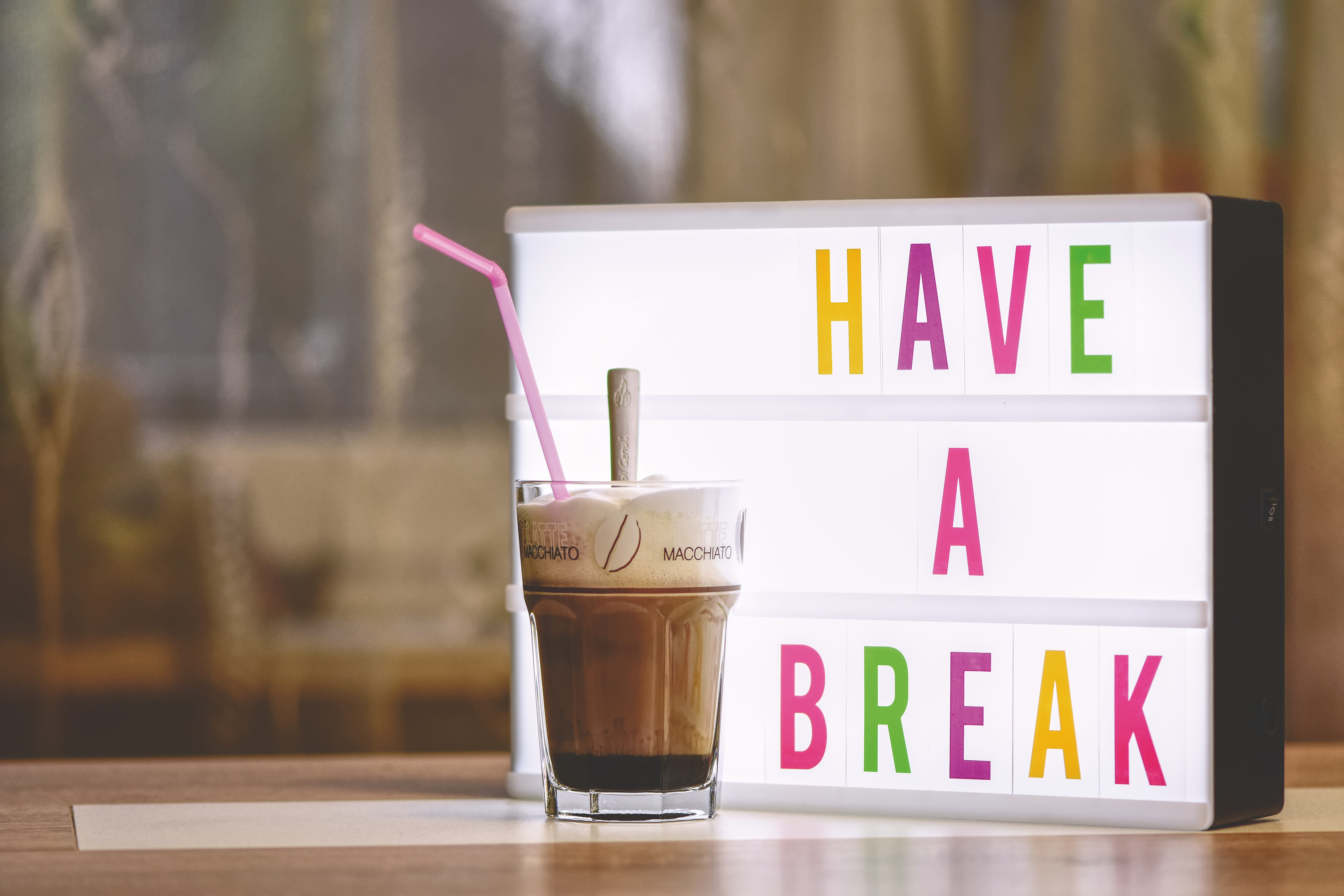 shining, glass, no people, drinking straw, transparent, household equipment, still life, drink, caffeine, refreshment, table, indoors, coffee, drinking glass, HD Wallpaper