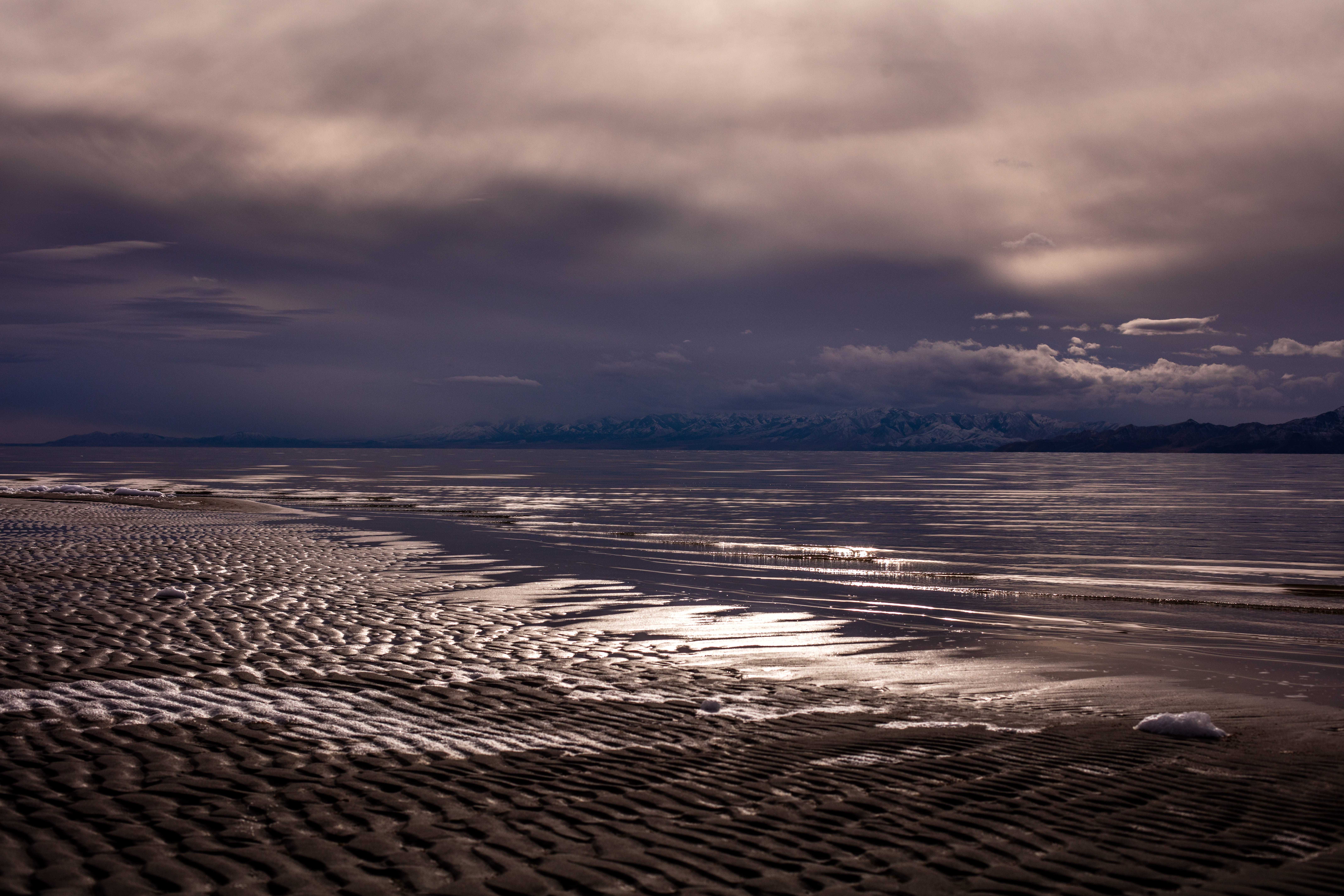 canon, idyllic, lake, nature, water, cloud - sky, utah, land, outdoors, patrick hendry, background, great salt lake, sunset, storm cloud, 8K, sea, beauty in nature, HD Wallpaper