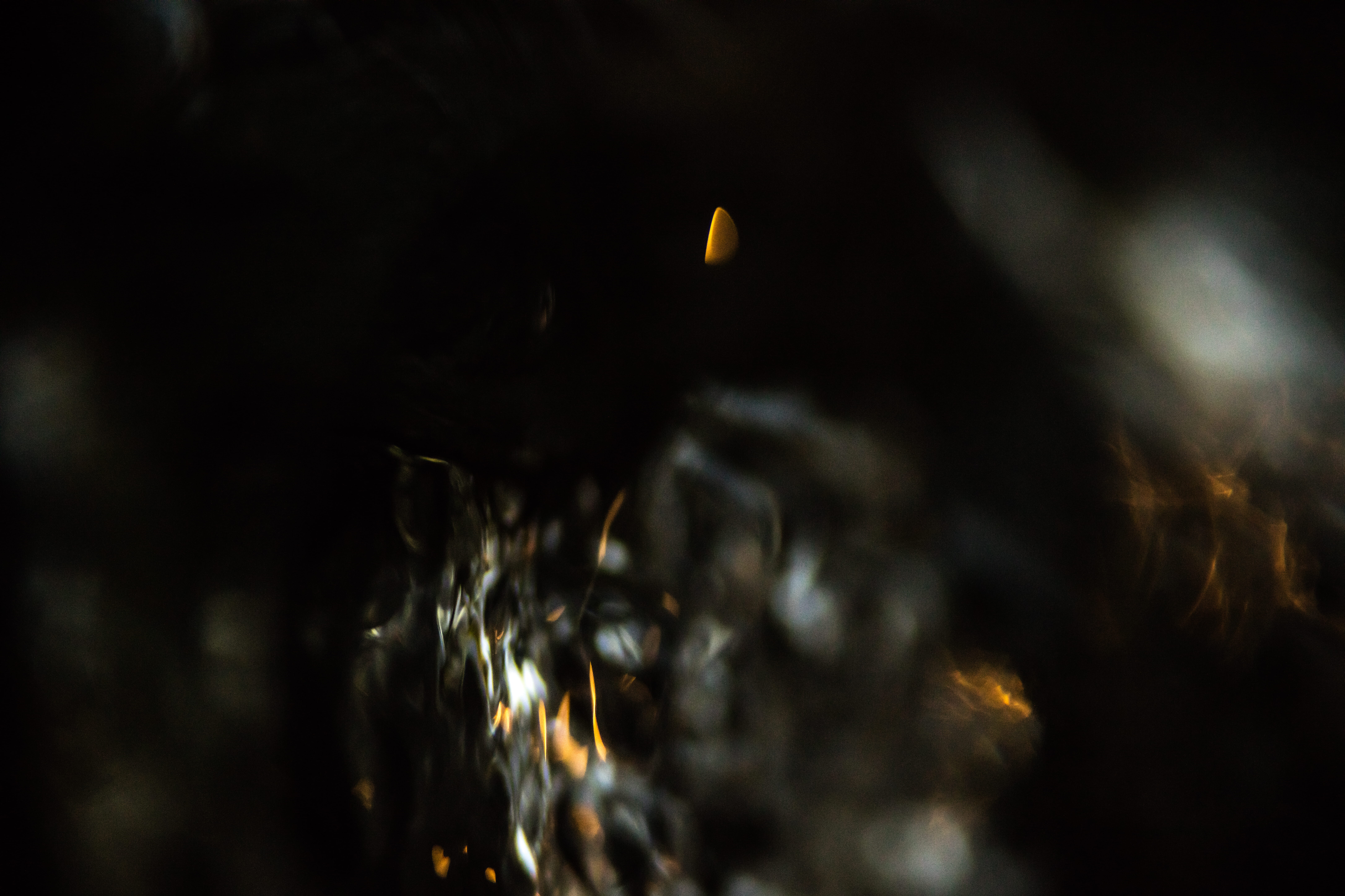 patrick hendry, beauty in nature, close-up, selective focus, cloud - sky, water, burning, astronomy, outdoors, moon, sky, 8K, abstract, texture, yellow, HD Wallpaper