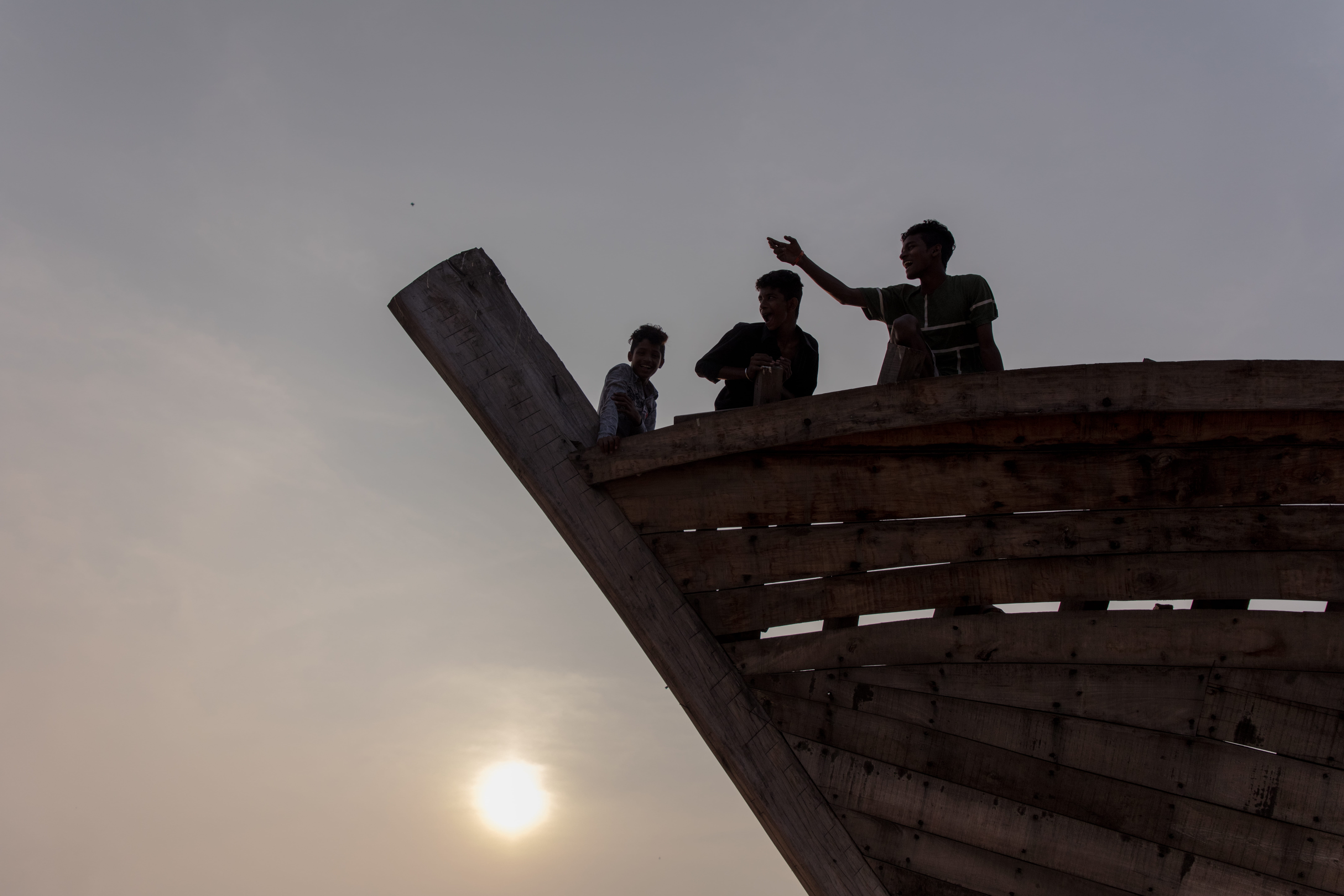 sky, 8K, clear sky, group of people, males, children, men, nature, child, outdoors, boys, day, built structure, patrick hendry, vizag, standing, architecture, HD Wallpaper