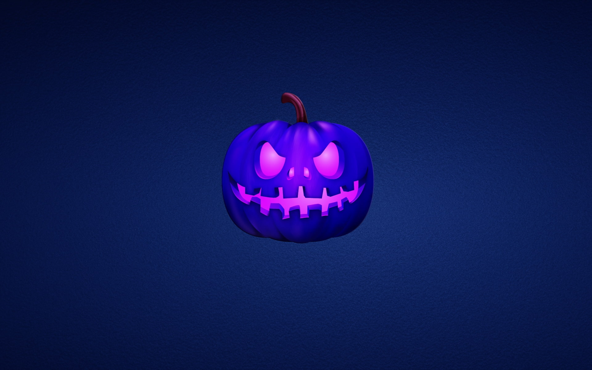 scary background, pumpkin, 1080P, scary, blue, funny, celebration, HD Wallpaper