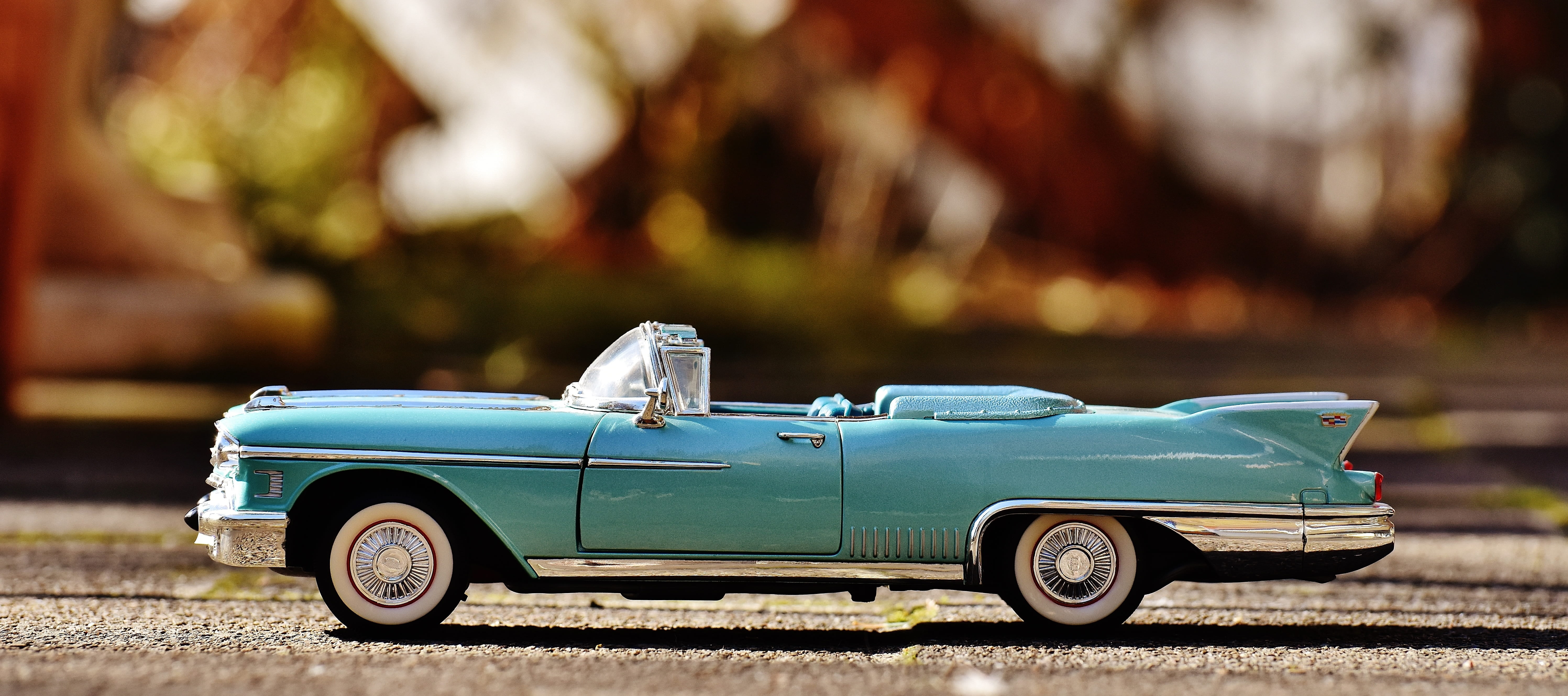 model car, 1958, road, transportation, brown, day, outdoors, land vehicle, focus on foreground, nature, collectors car, retro styled, die, convertible, HD Wallpaper