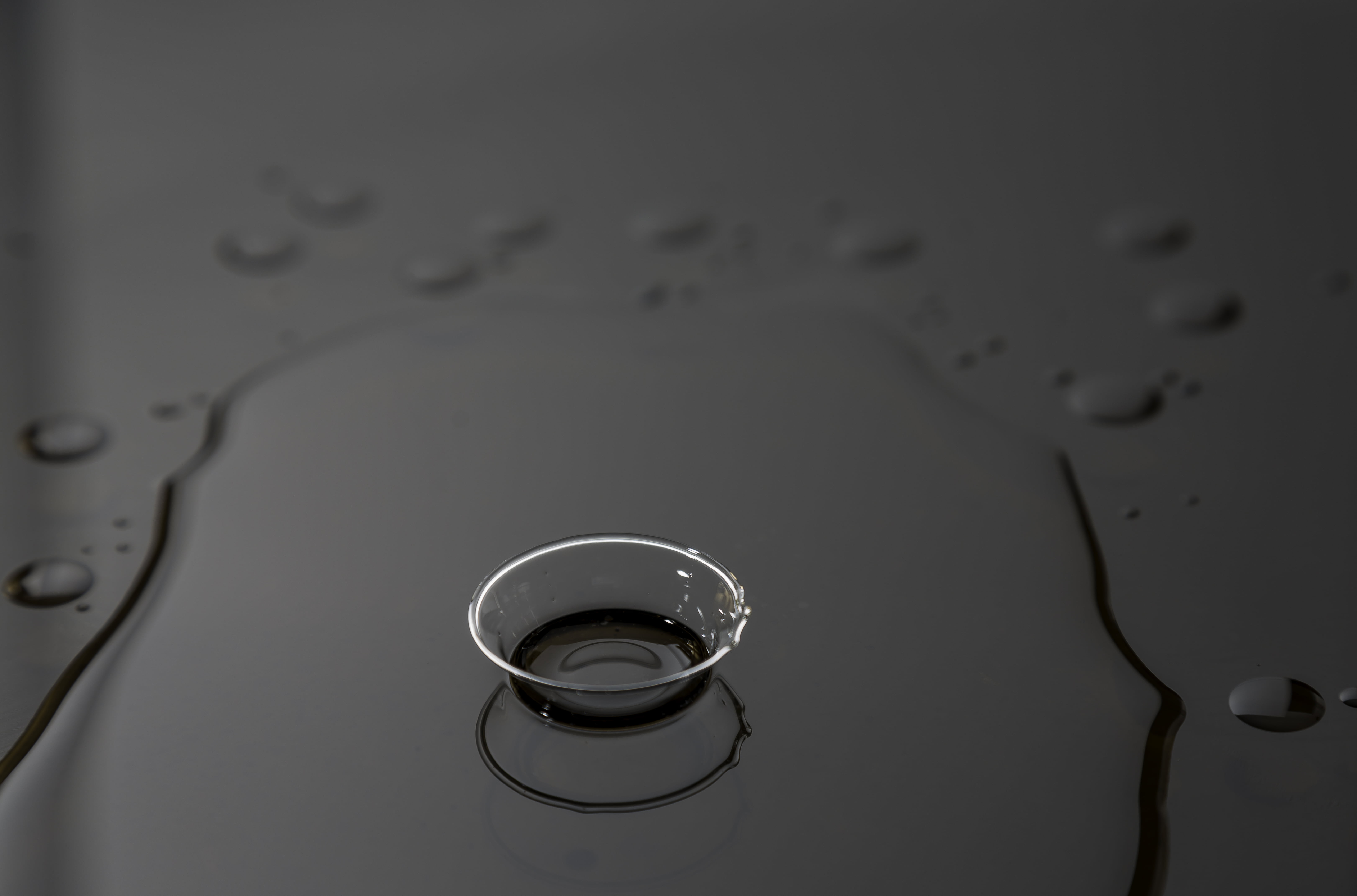 no people, still life, items, glass, bokeh, refreshment, shadow, close-up, still, plastic, day, food and drink, black and white, table, domestic room, drop, HD Wallpaper