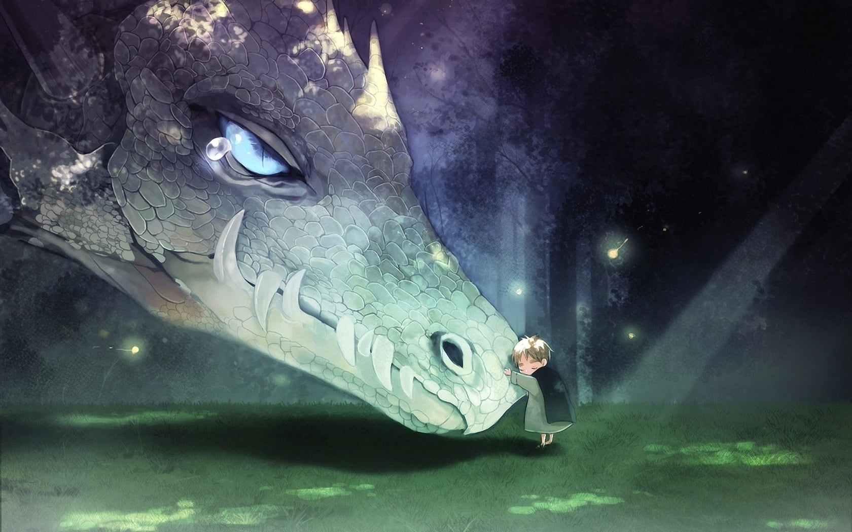 tank, fish, alien, dragon, technology, undersea, adventure, illustration, real people, blue, animal, gray, anime, underwater, imagination, spaceship, friends, HD Wallpaper