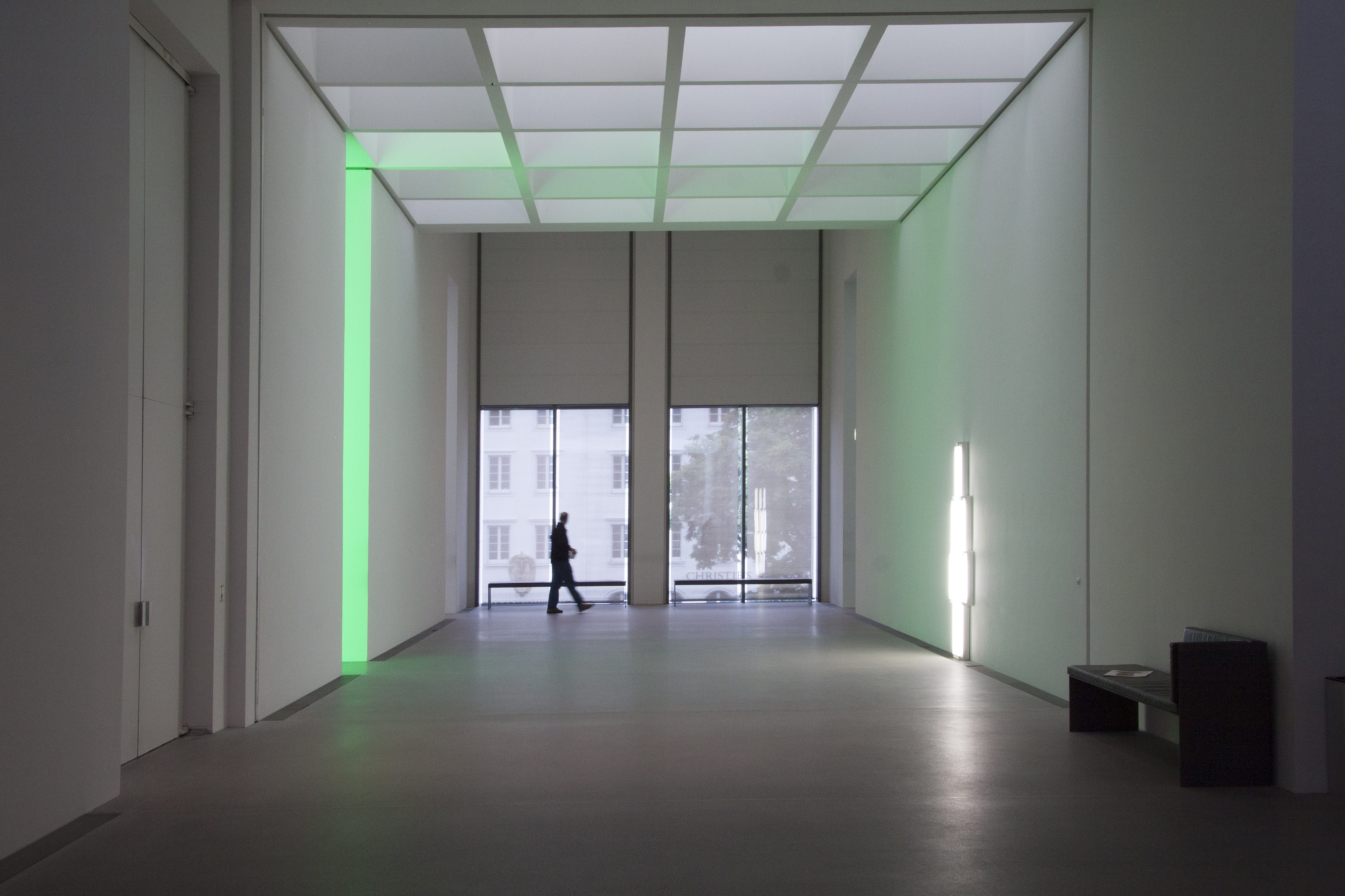 4K, arcade, entrance, silhouette, wall - building feature, flooring, art gallery, building, gallery, built structure, real people, adult, two people, walking, HD Wallpaper