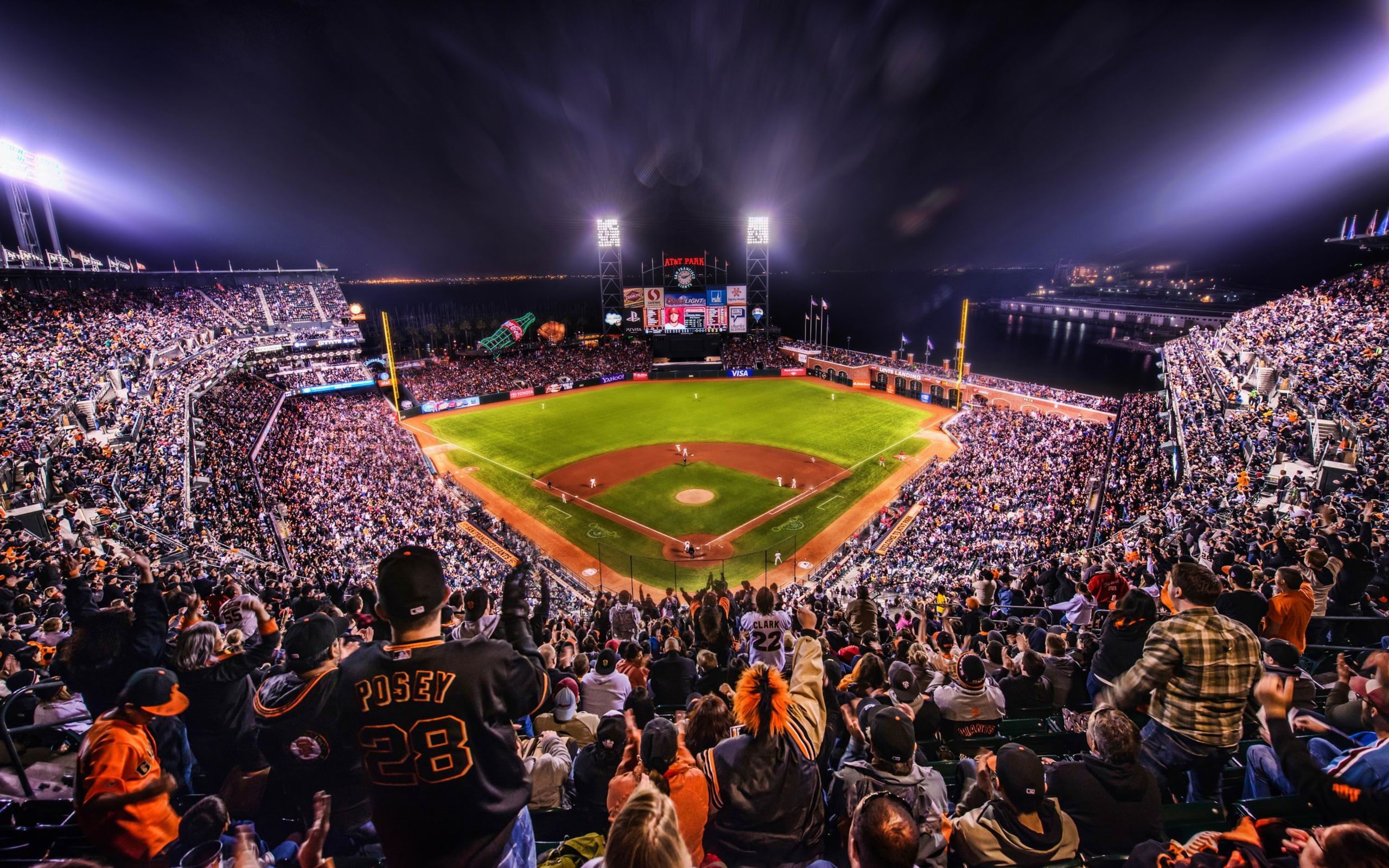  architecture, large group of people, real people, leisure activity, match - sport, built structure, stadium, spectator, men, hd, watching, illuminated, HD Wallpaper