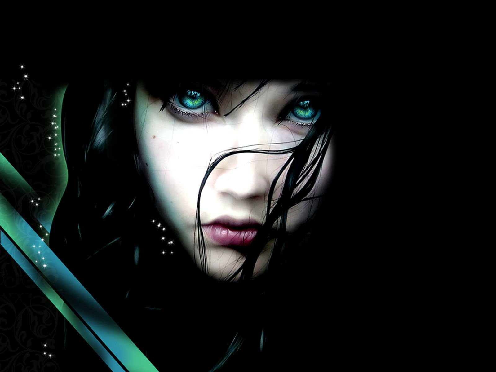 Sad, indoors, human face, young adult, human body part, Gothic, Dark, People, 720P, mood, leisure activity, portrait, front view, body part, eye, women, HD Wallpaper