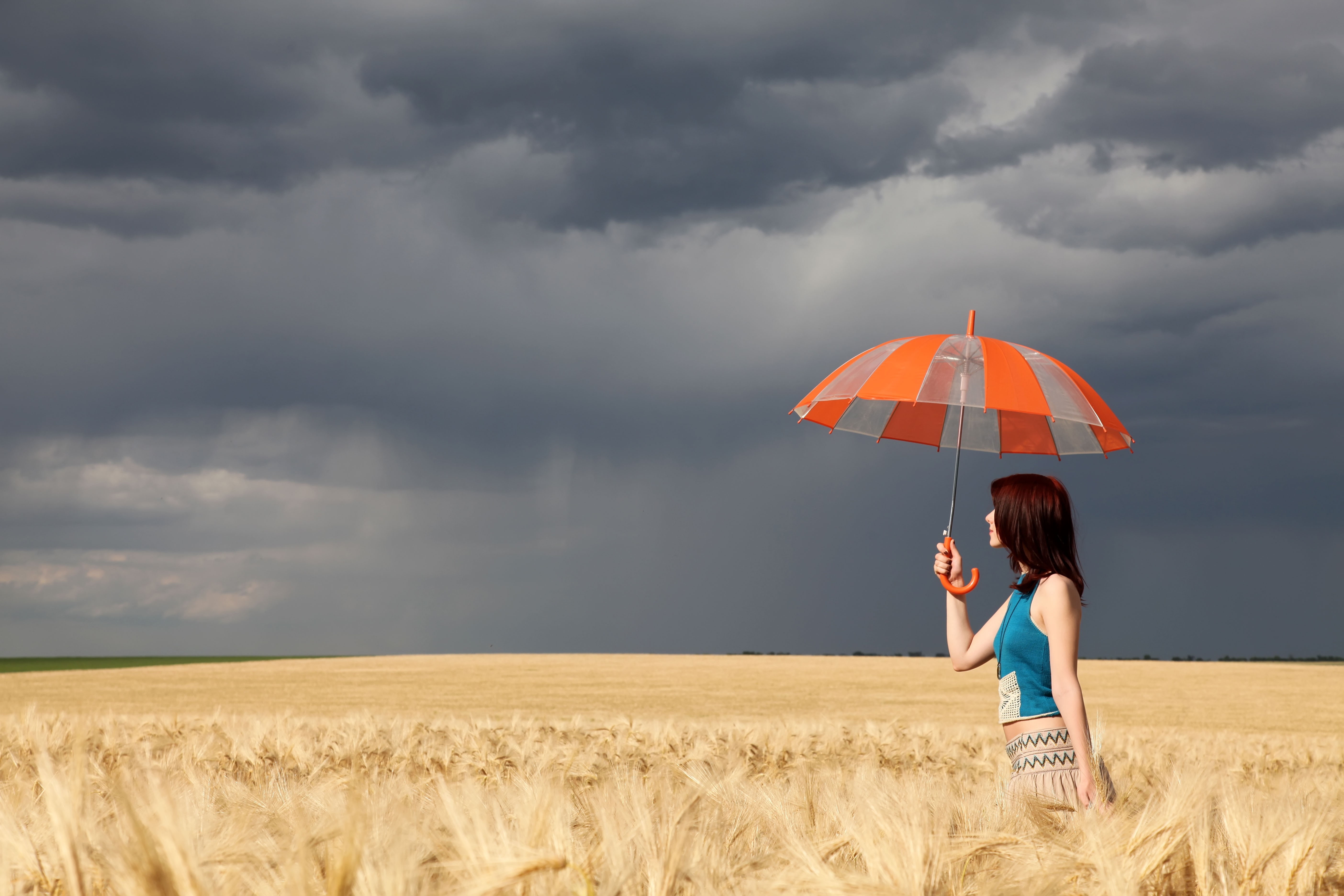 cereal plant, standing, outdoors, environment, dry grass, sky, model, overcast, field, scenics - nature, clouds, beauty in nature, real people, rear view, HD Wallpaper