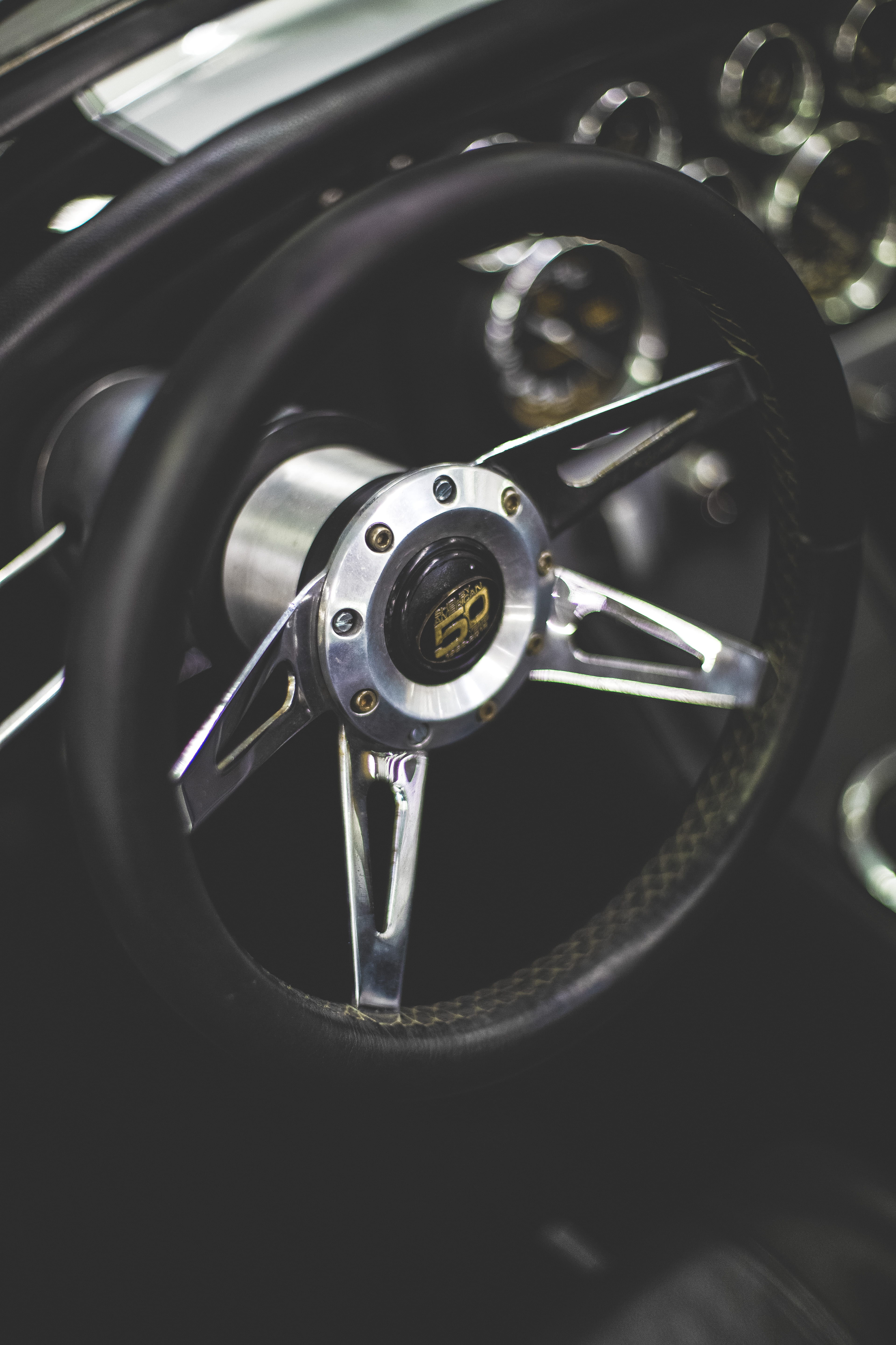 design, blur, vintage, style, retro, auto, retro styled, vehicle interior, car interior, silver colored, depth of field, automotive, indoors, vintage car, Phone HD Wallpaper