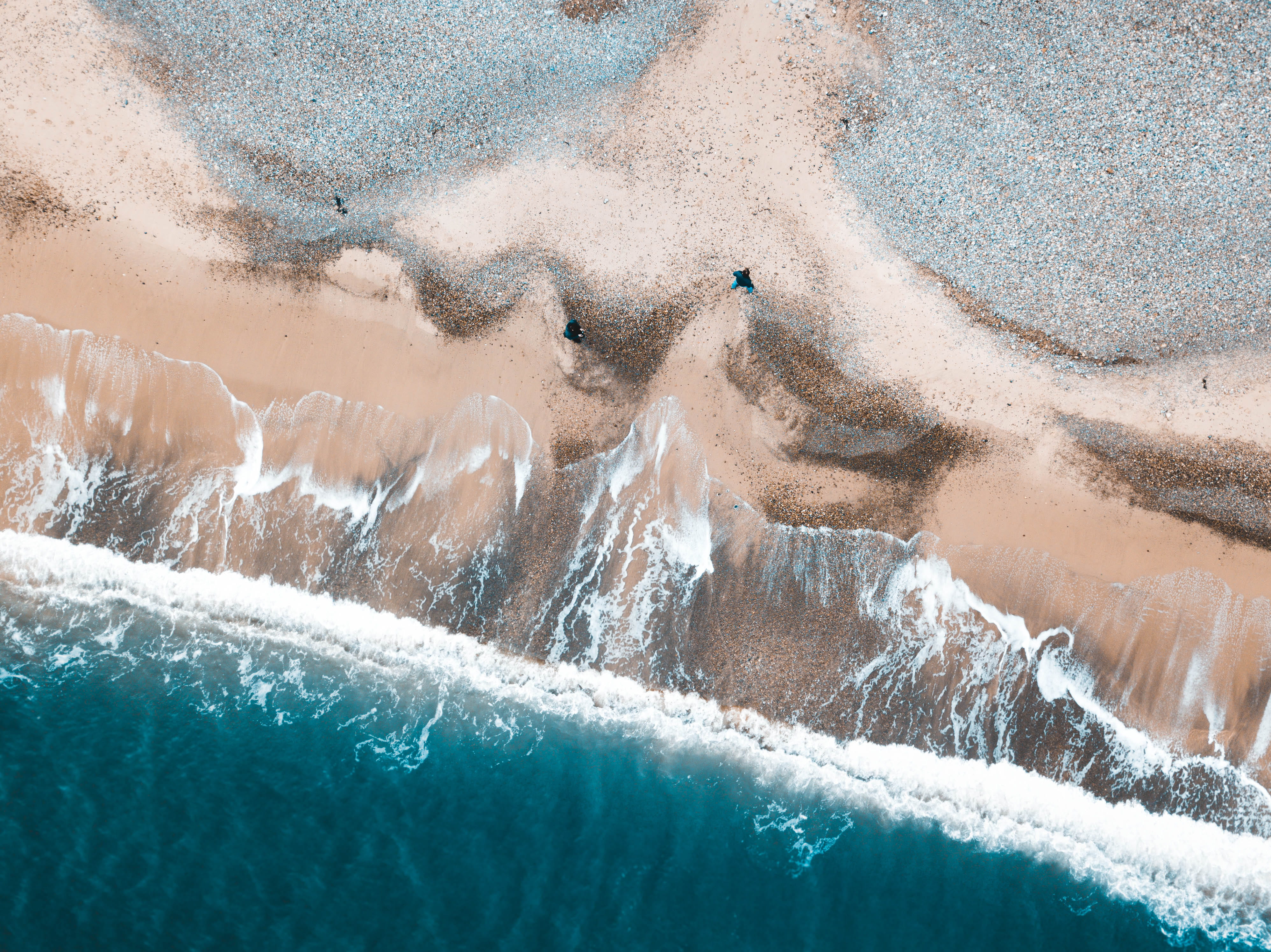 birds eye view, tide, ocean, photography, no people, land, dronephotography, day, travel destinations, aerial, beach, wave, body, travel, coast, beauty in nature, HD Wallpaper